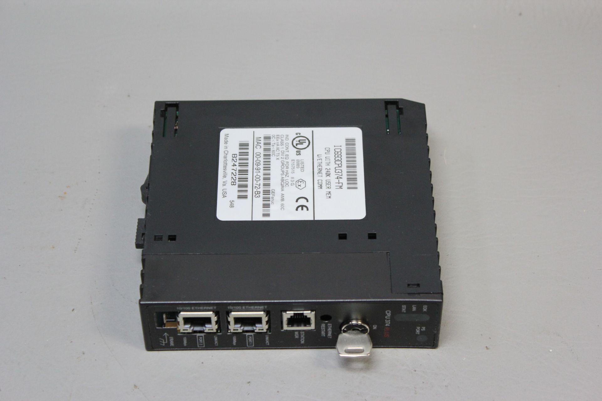 GE FAUC PLC ETHERNET CPU 374 PLUS MODULE