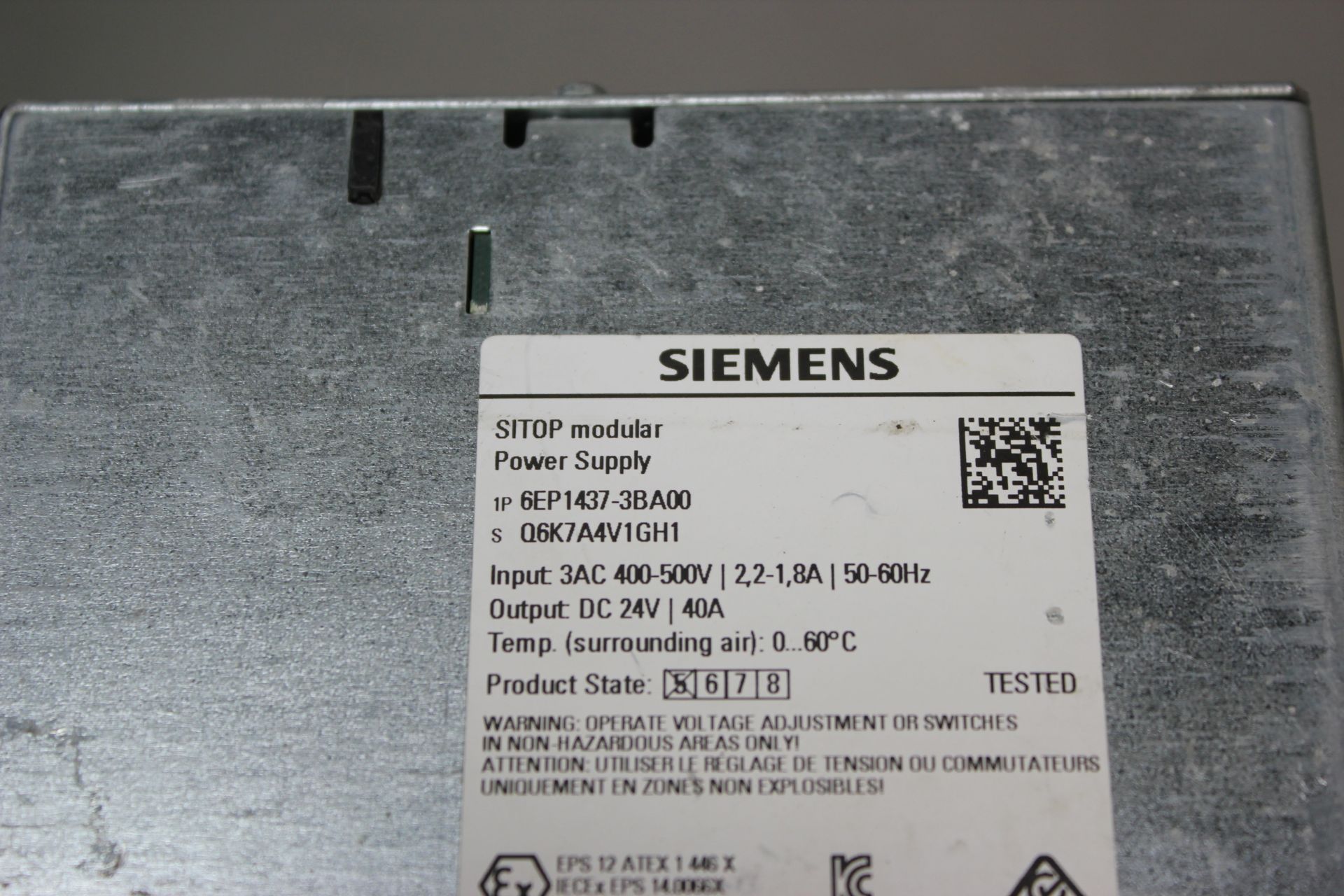 SIEMENS SITOP MODULAR POWER SUPPLY - Image 3 of 3