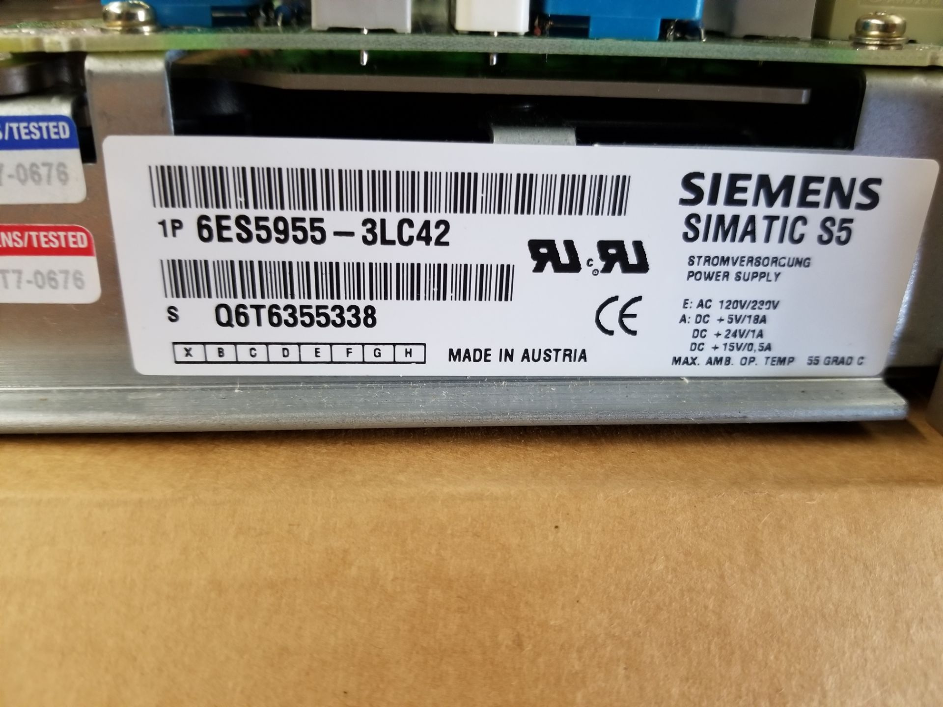 NEW SIEMENS SIMATIC S5 PLC POWER SUPPLY - Image 4 of 4