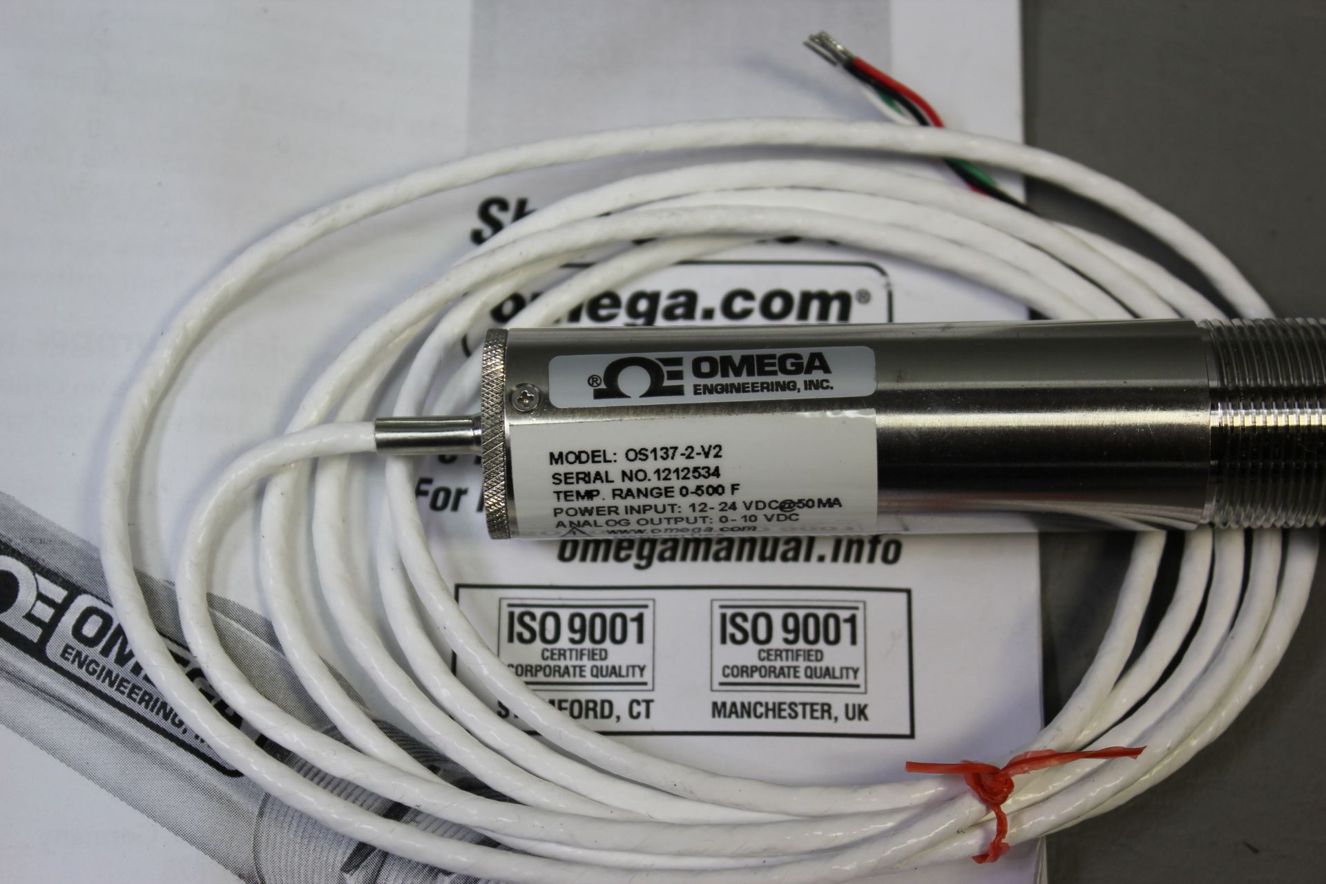 NEW OMEGA TEMPERATURE SENSOR/TRANSMITTER - Image 5 of 6