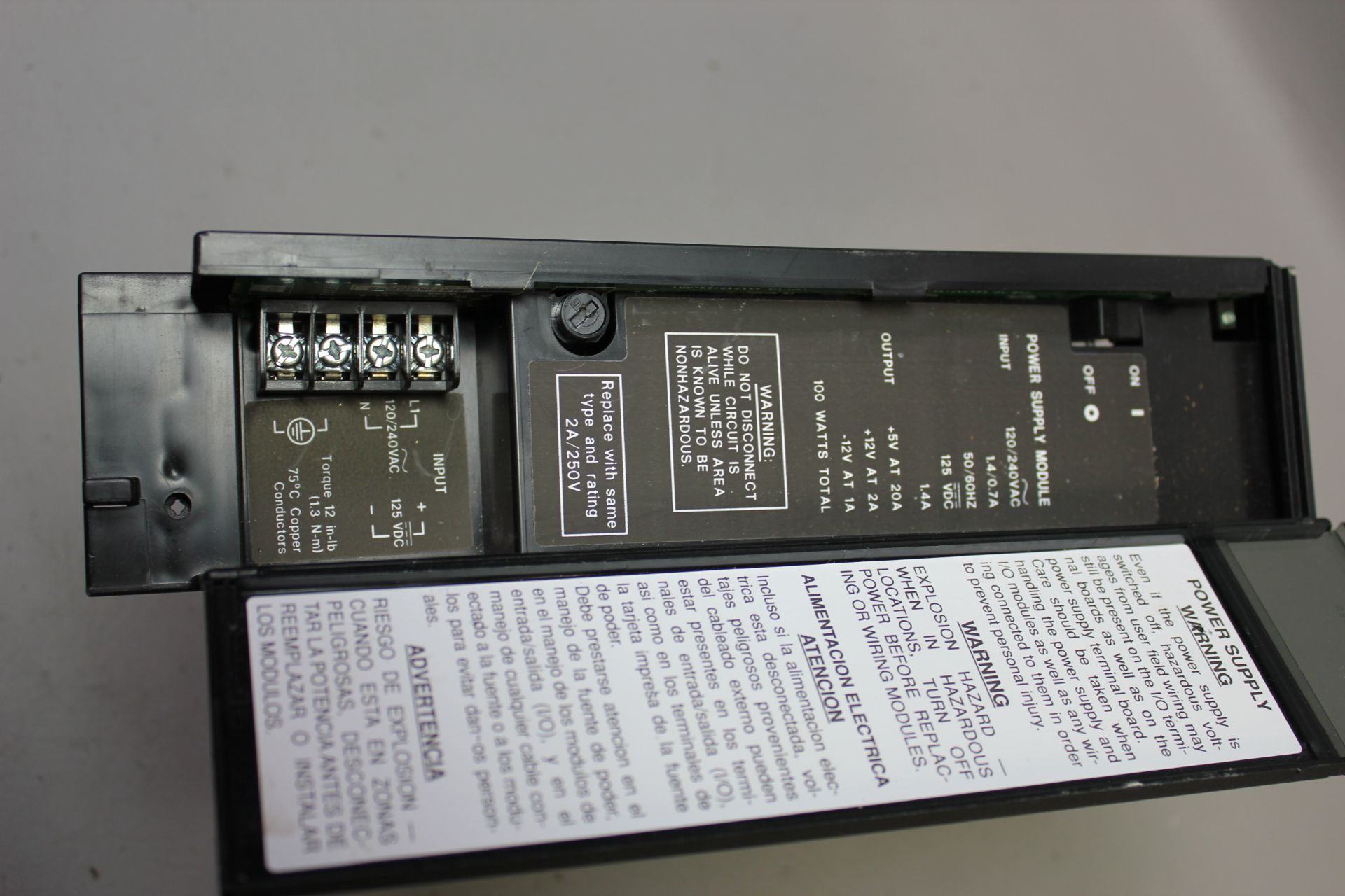 GE FANUC PLC POWER SUPPLY - Image 3 of 4