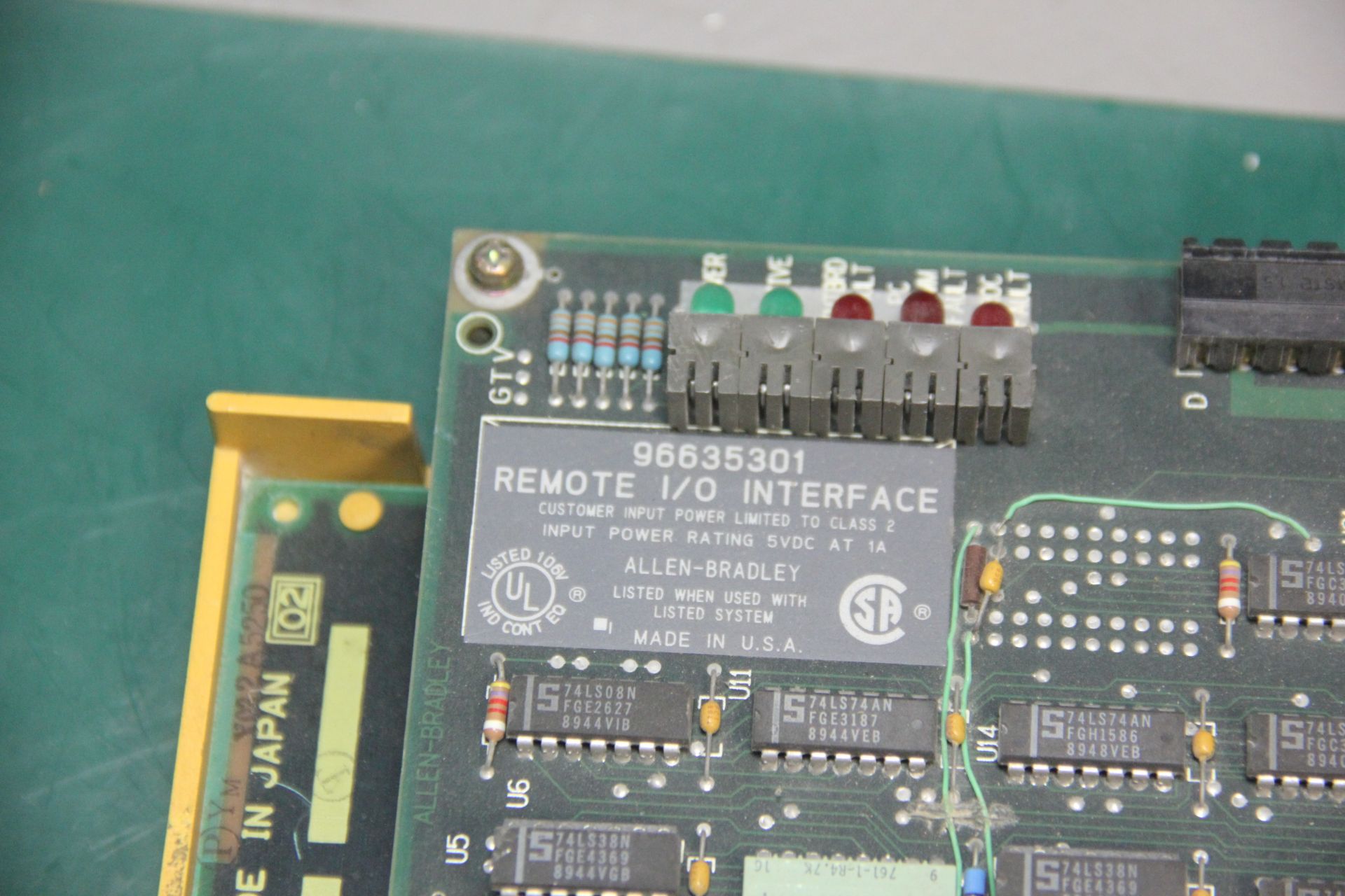 FANUC CONTROL BOARD W/ ALLEN BRADLEY REMOTE I/O INTERFACE - Image 3 of 4