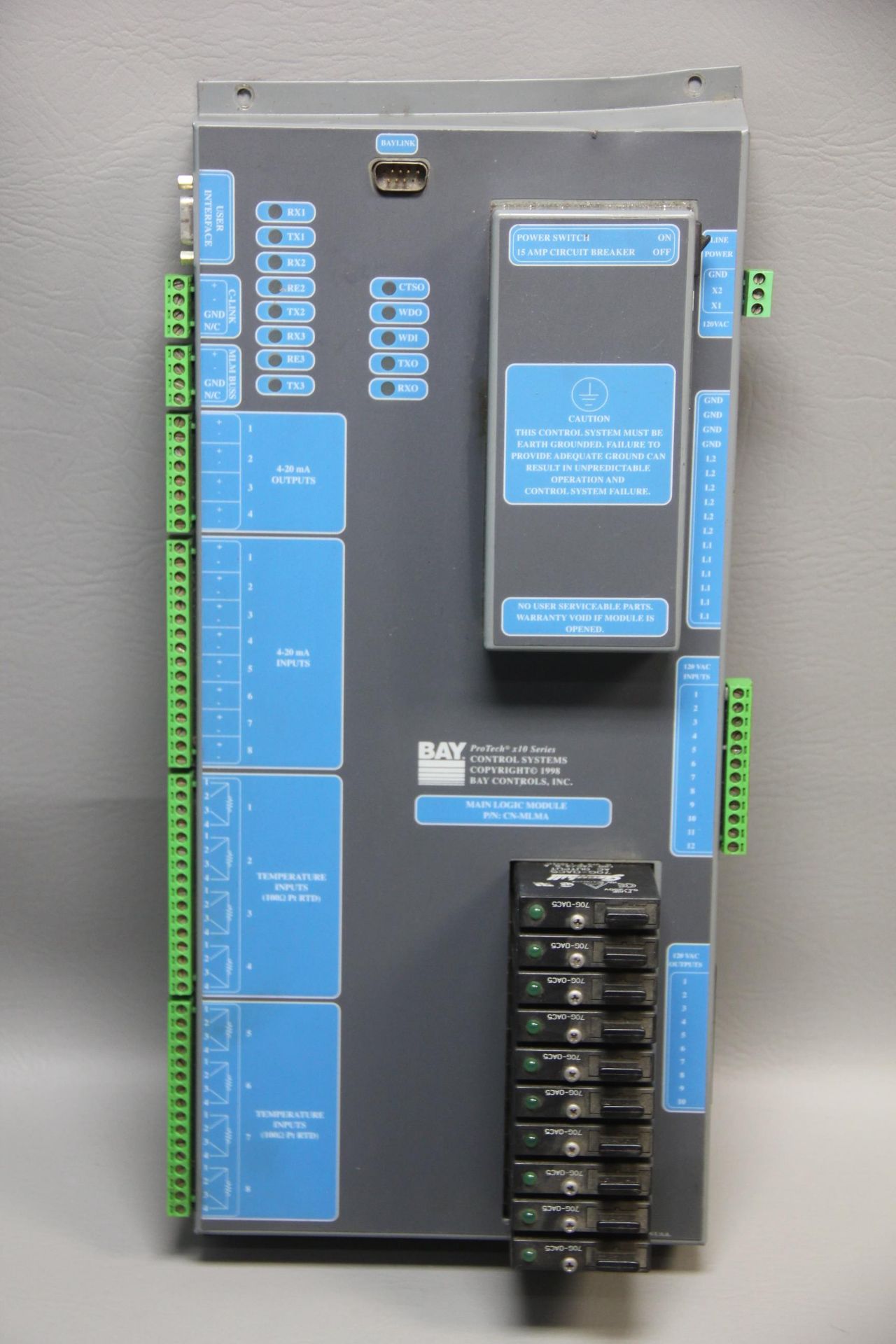 BAY CONTROLS MAIN LOGIC MODULE - Image 3 of 5