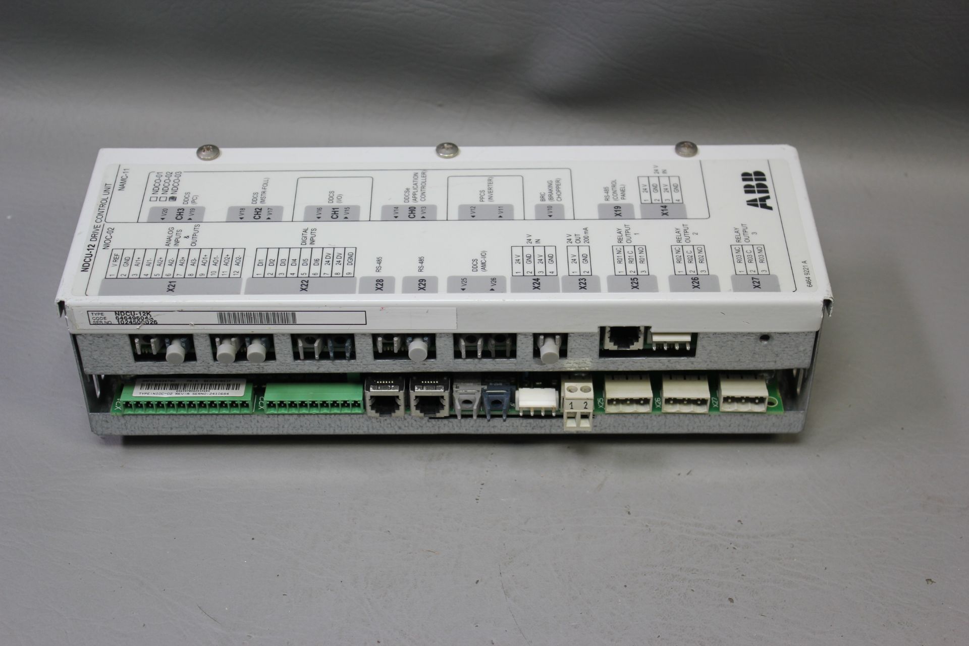 ABB NDCU-12 DRIVE CONTROL UNIT - Image 4 of 4