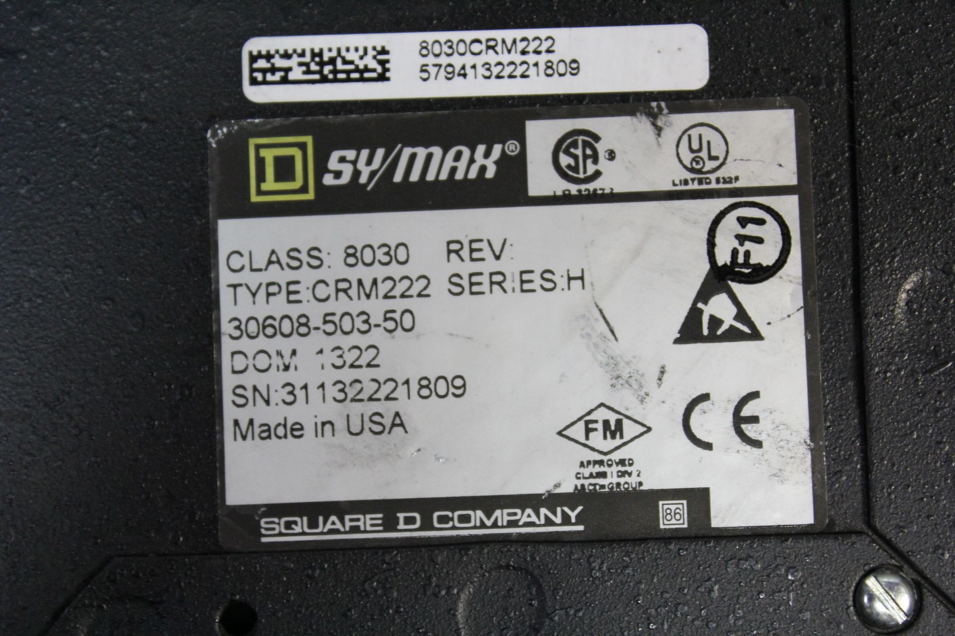 SQUARE D SYS/MAX PLC MODULE - Image 3 of 3