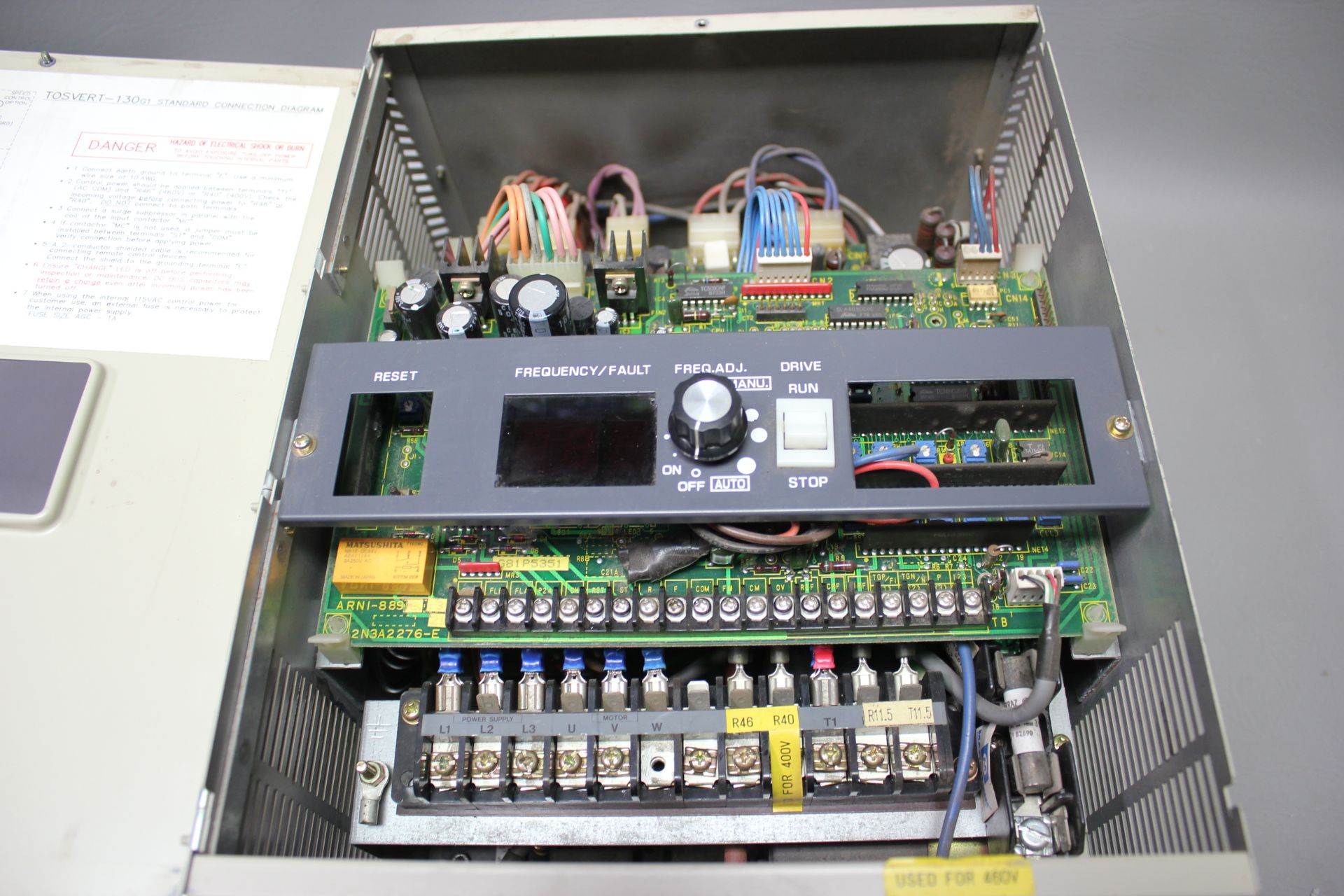 TOSHIBA ESP-130 5HP TRANSISTOR INVERTER - Image 4 of 5