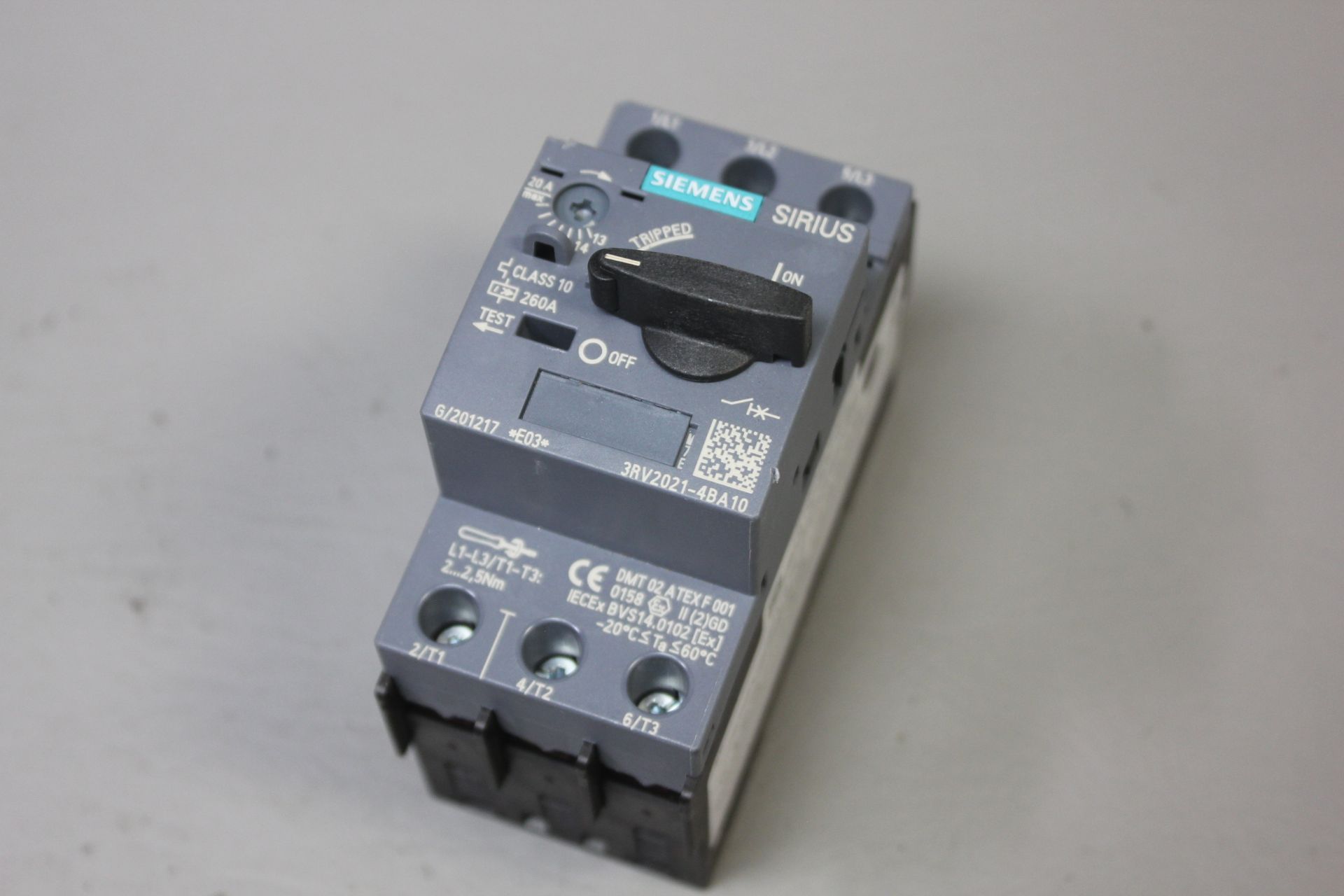 SIEMENS MOTOR PROTECTOR/BREAKER