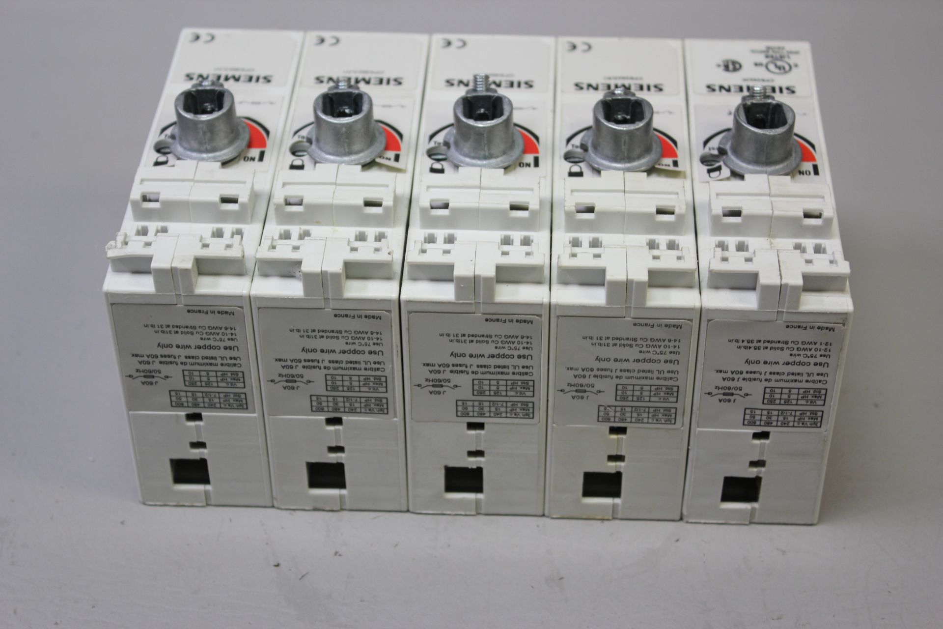 LOT OF 5 SIEMENS DISCONNECT SWITCHES - Image 3 of 3