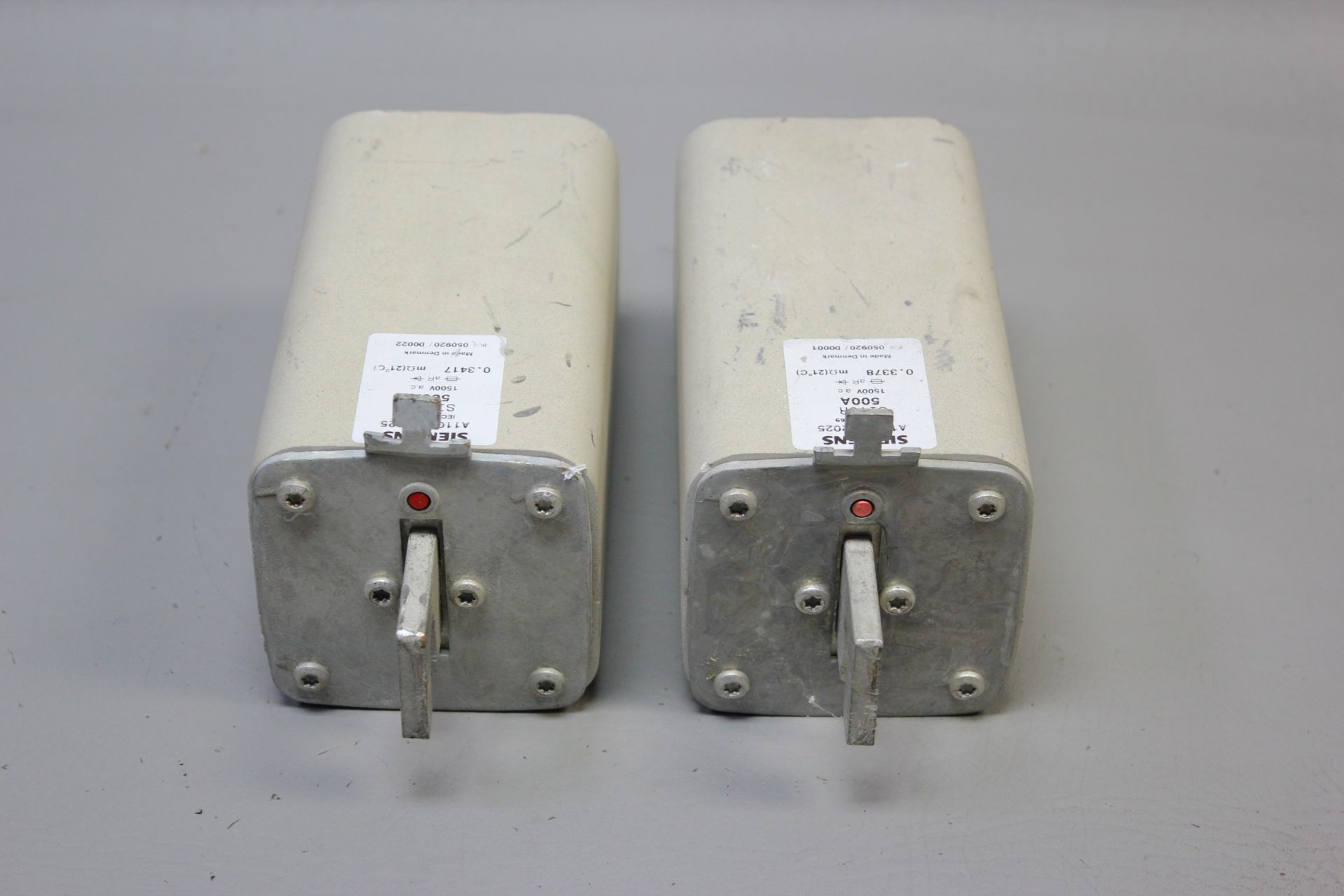 LOT OF 2 SIEMENS SITOR 500A SEMICONDUCTOR FUSES - Image 3 of 3