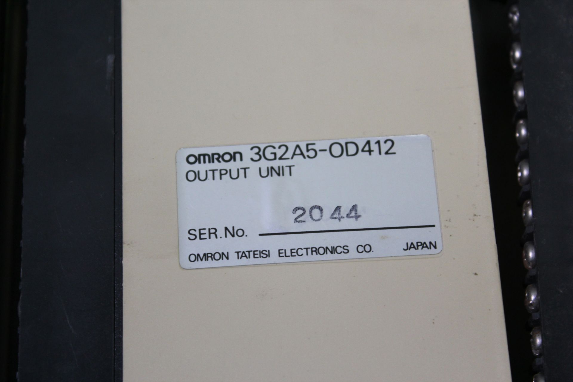 LOT OF OMRON PLC MODULES - Image 3 of 4