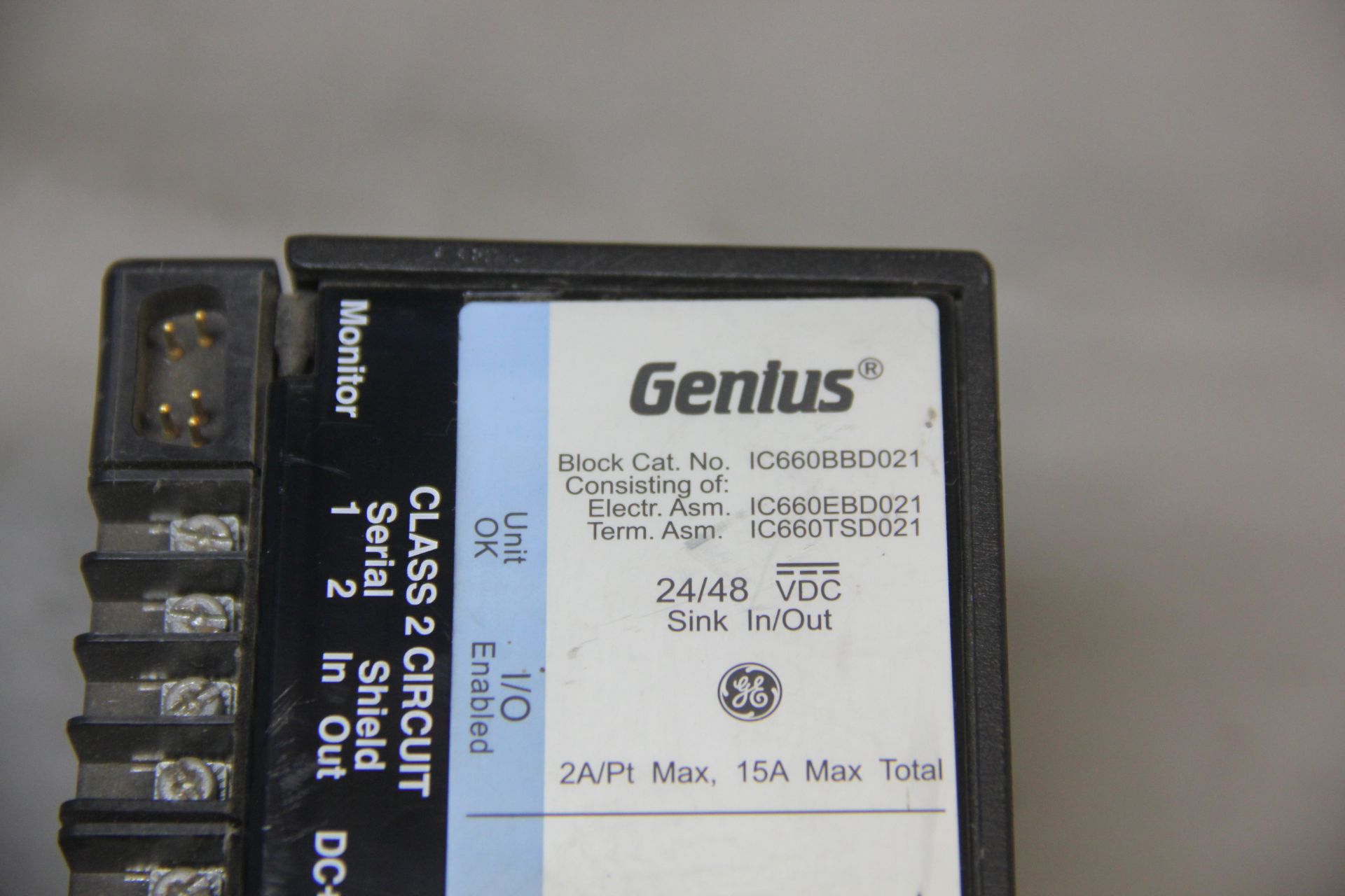 GE FANUC GENIUS PLC BLOCK - Image 2 of 4