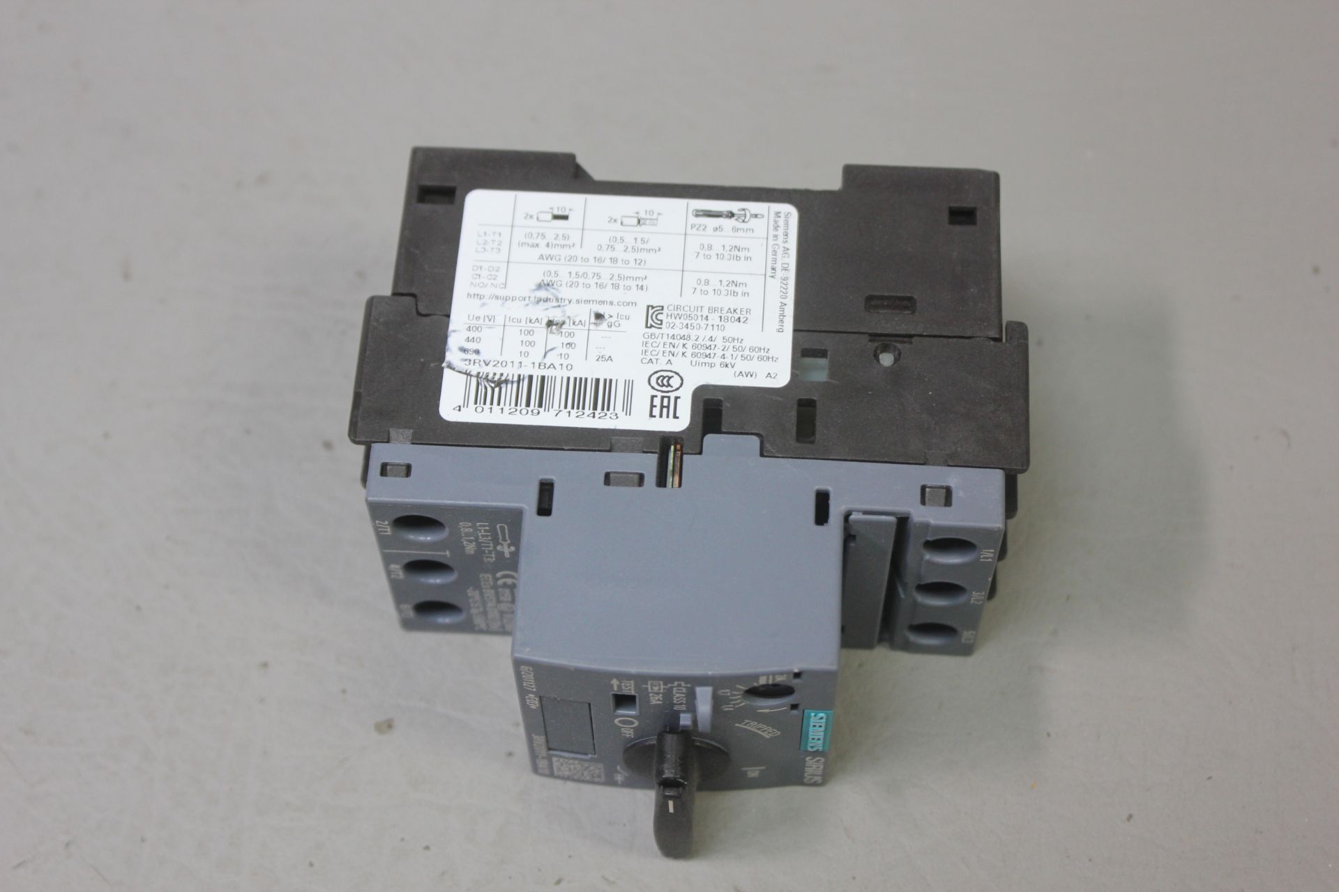 SIEMENS CIRCUIT BREAKER/MOTOR PROTECTOR - Image 3 of 3