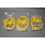 3 NEW TURCK CORDSETS