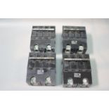 LOT OF 4 SIEMENS 150/200A CIRCUIT BREAKERS