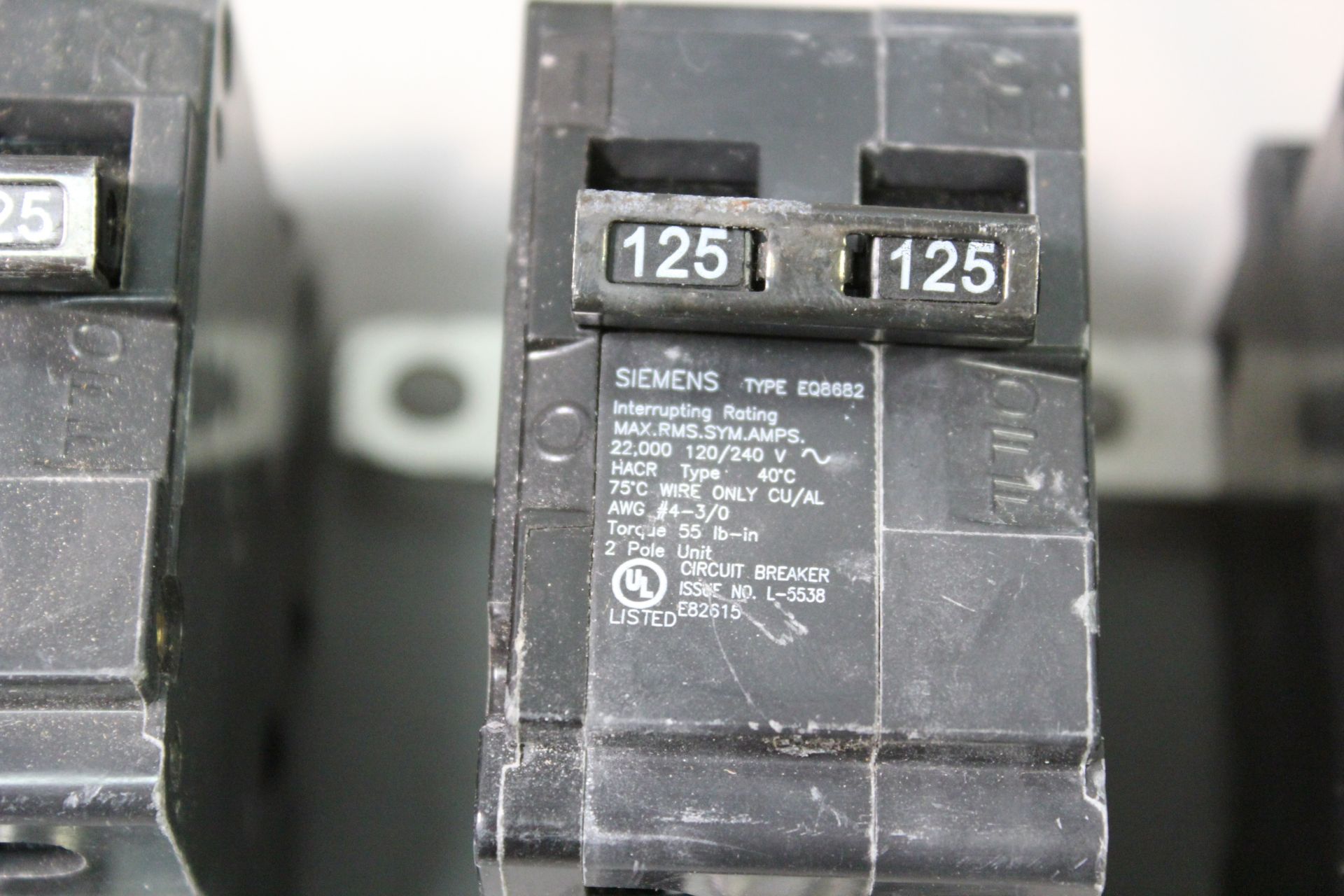 LOT OF 5 SIEMENS CIRCUIT BREAKERS - Image 6 of 6