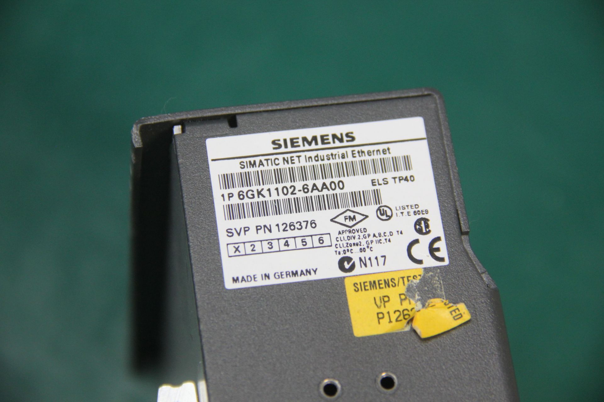 SIEMENS SIMATIC NET INDUSTRIAL ETHERNET MODULE - Image 6 of 6