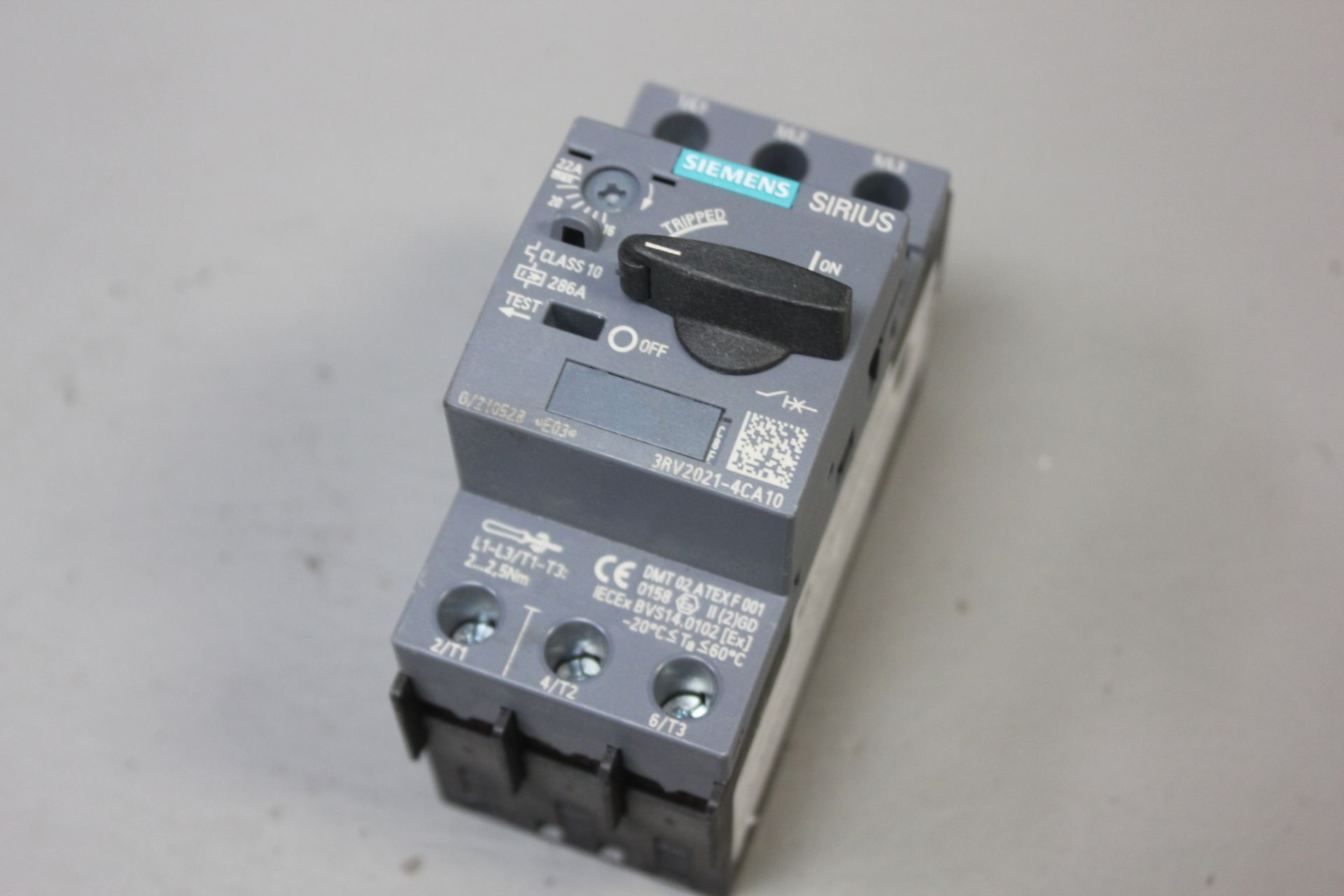 SIEMENS MOTOR PROTECTOR/BREAKER