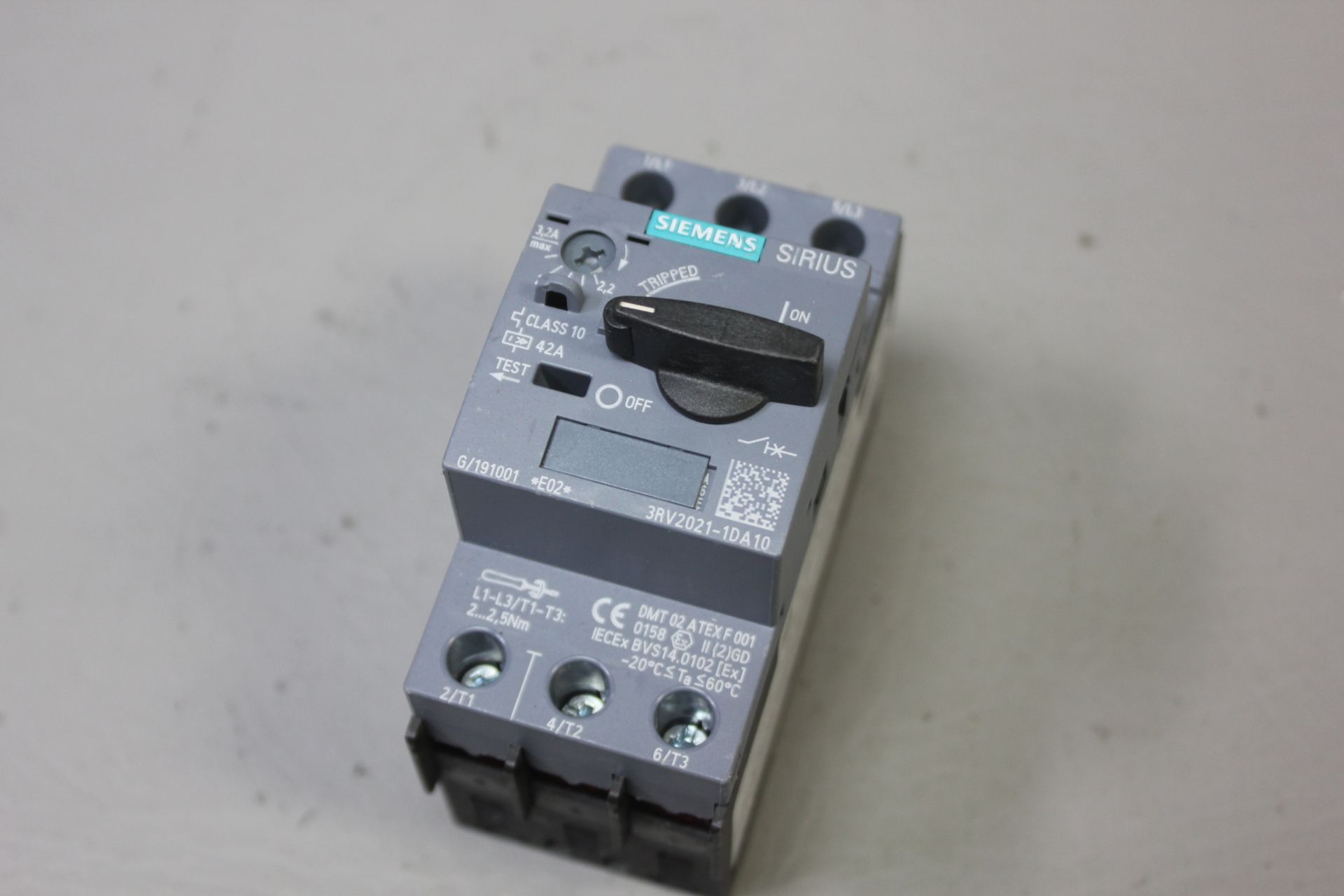 SIEMENS MOTOR PROTECTOR/BREAKER