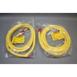 2 NEW TURCK CABLE ASSEMBLIES