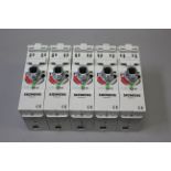 LOT OF 5 SIEMENS DISCONNECT SWITCHES