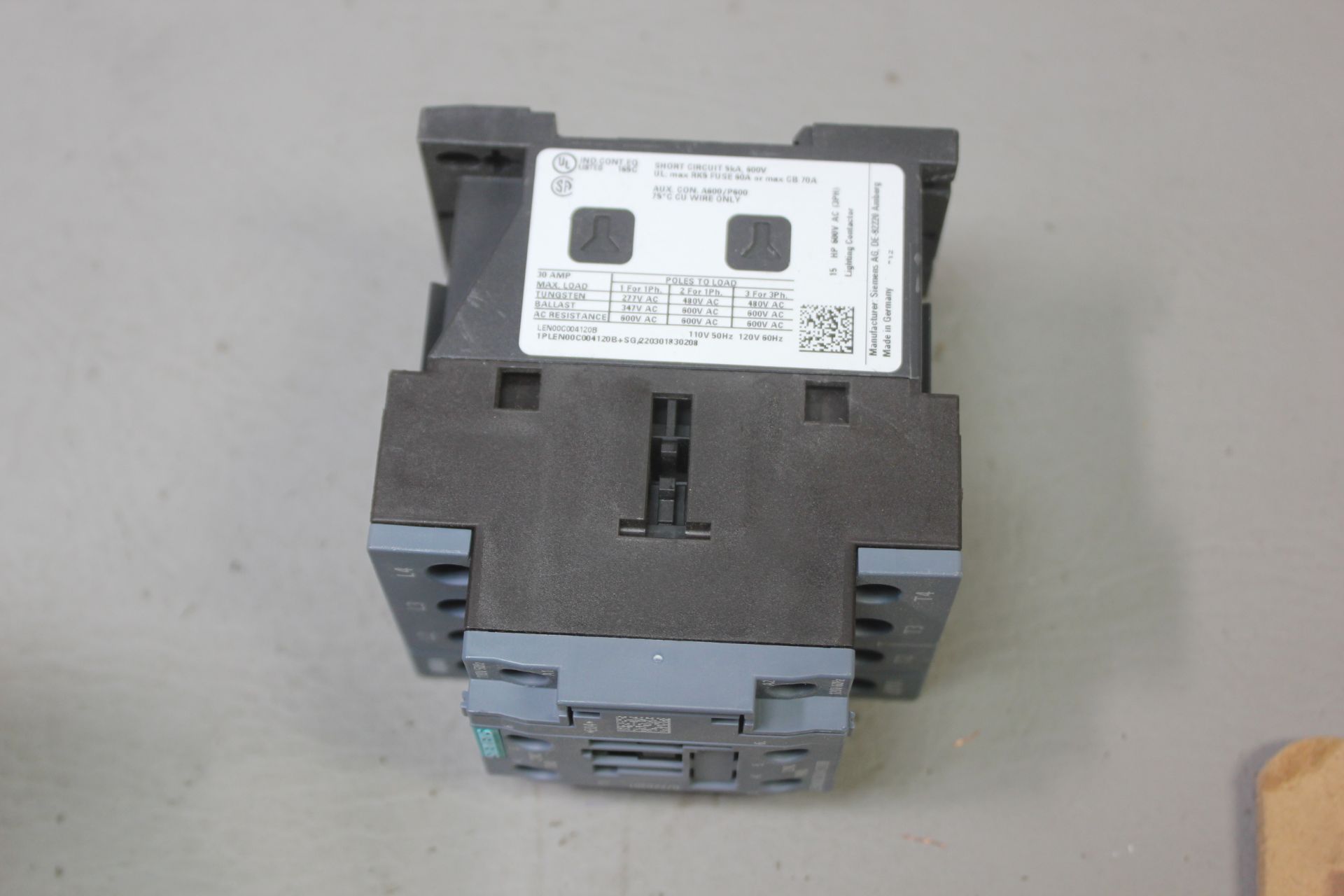 SIEMENS LIGHTING CONTACTOR - Image 3 of 3