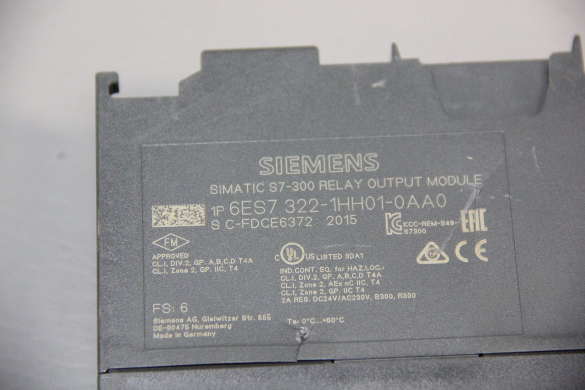 SIEMENS SIMATIC 27 PLC MODULE - Image 3 of 3