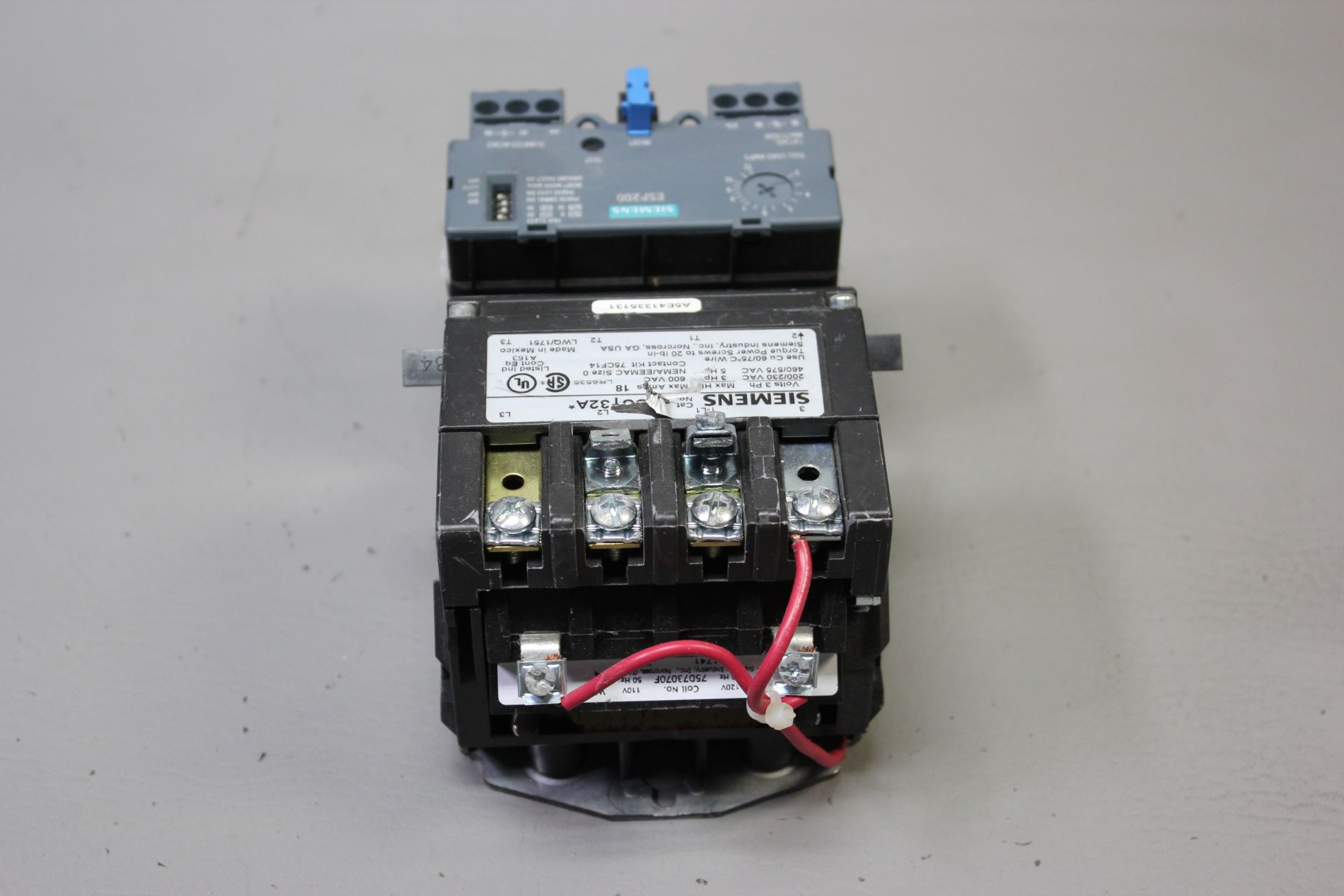 SIEMENS STARTER WITH OVERLOAD RELAY - Image 3 of 4