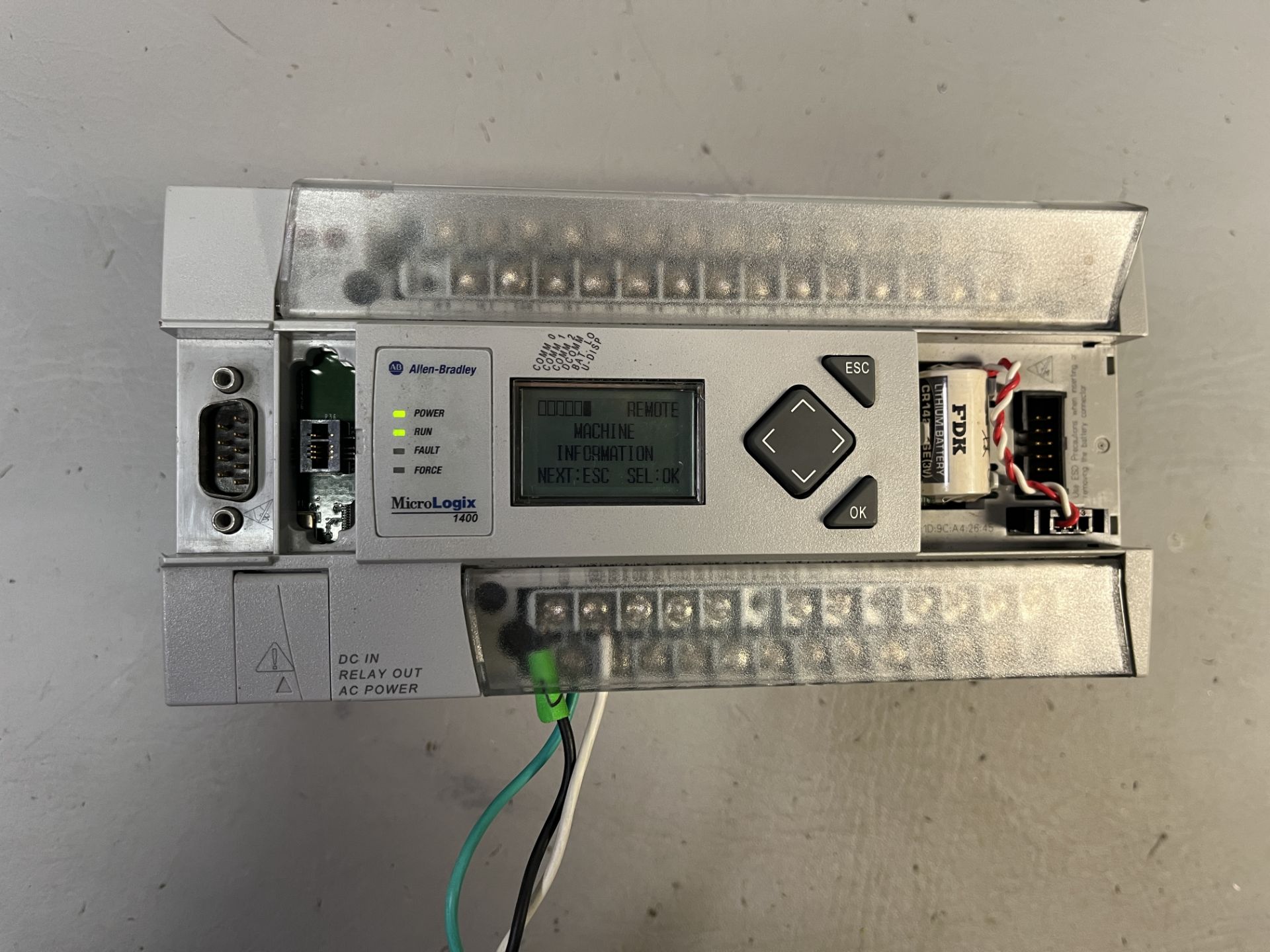 Allen Bradley Micrologix 1400 Controller