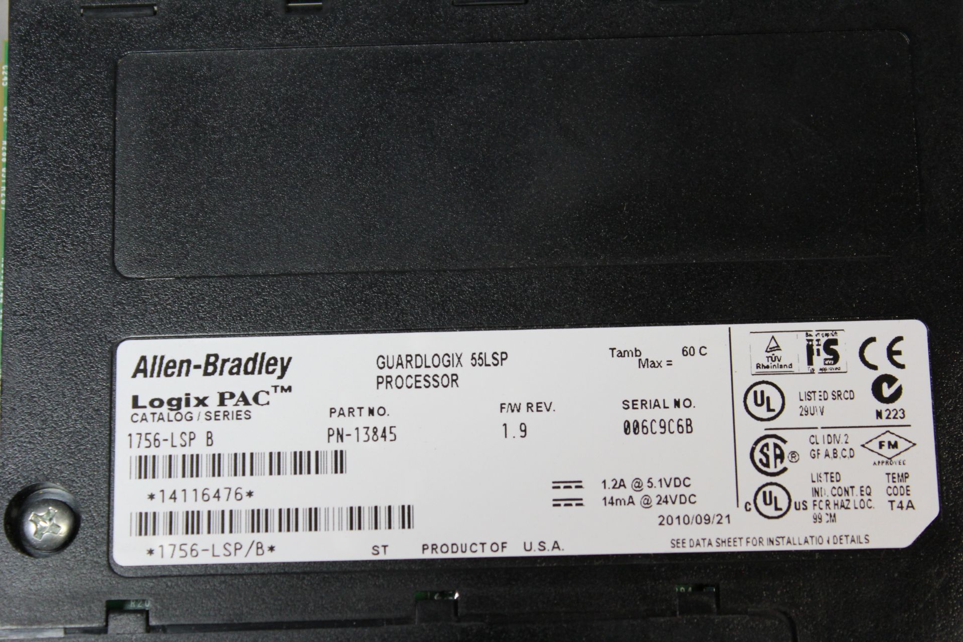 ALLEN BRADLEY GUARDLOGIX SAFETY PROCESSOR - Image 3 of 3