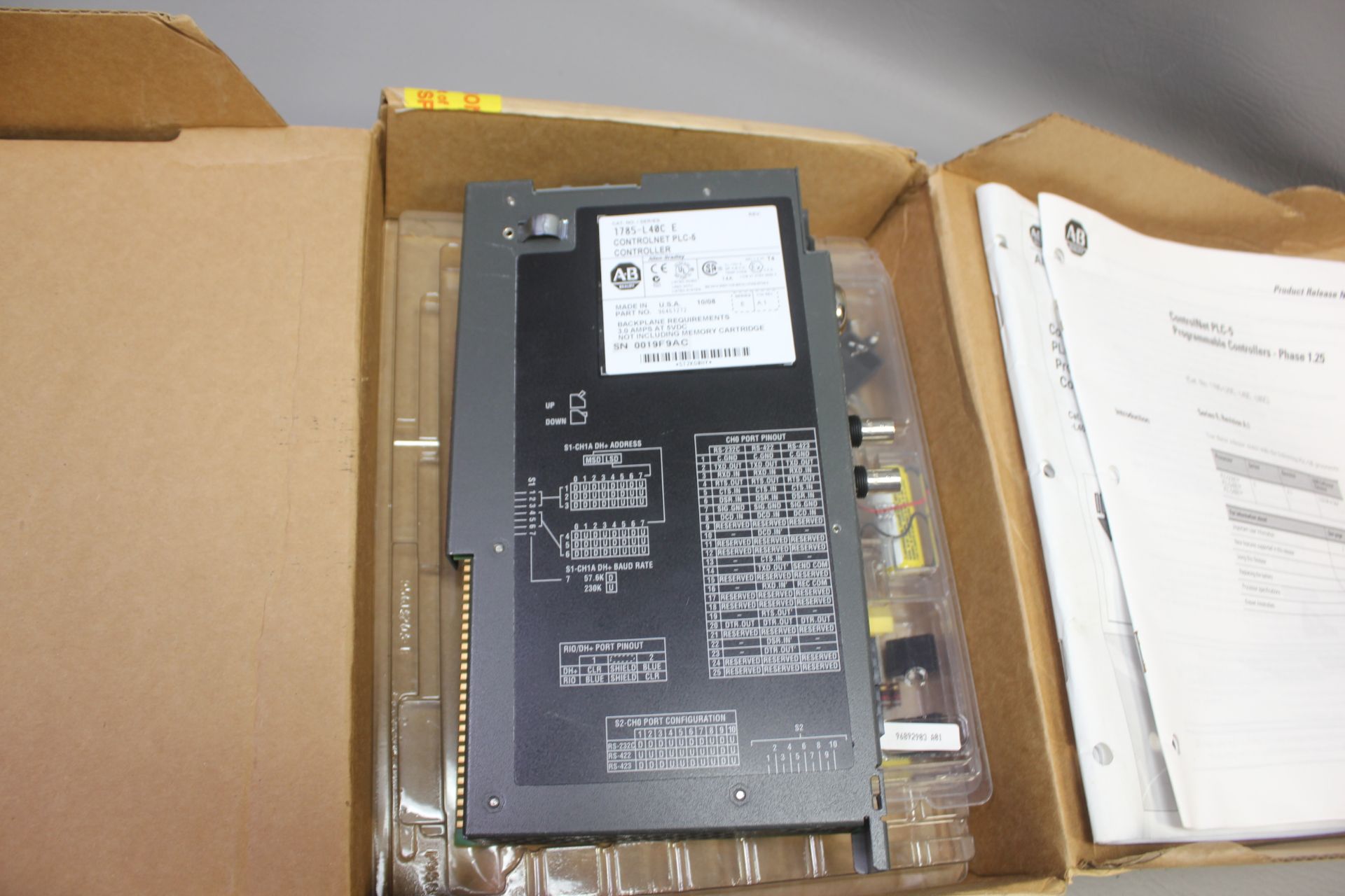 ALLEN BRADLEY CONTROLNET PLC-5 CONTROLLER - Image 5 of 7