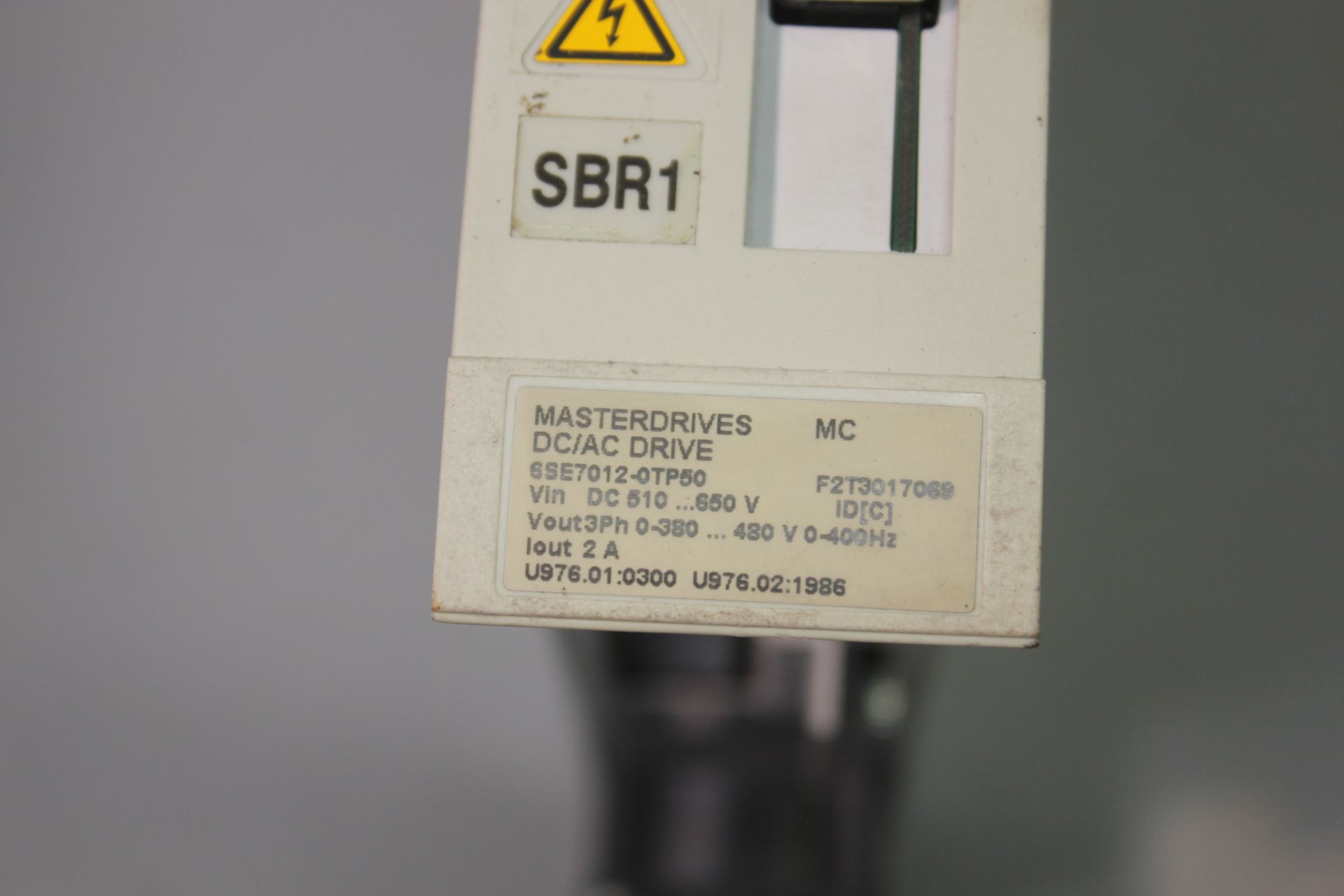 SIEMENS MASTERDRIVES DC/AC DRIVE - Image 5 of 6