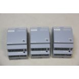 3 UNUSED SIEMENS LOGO! POWER SUPPLIES