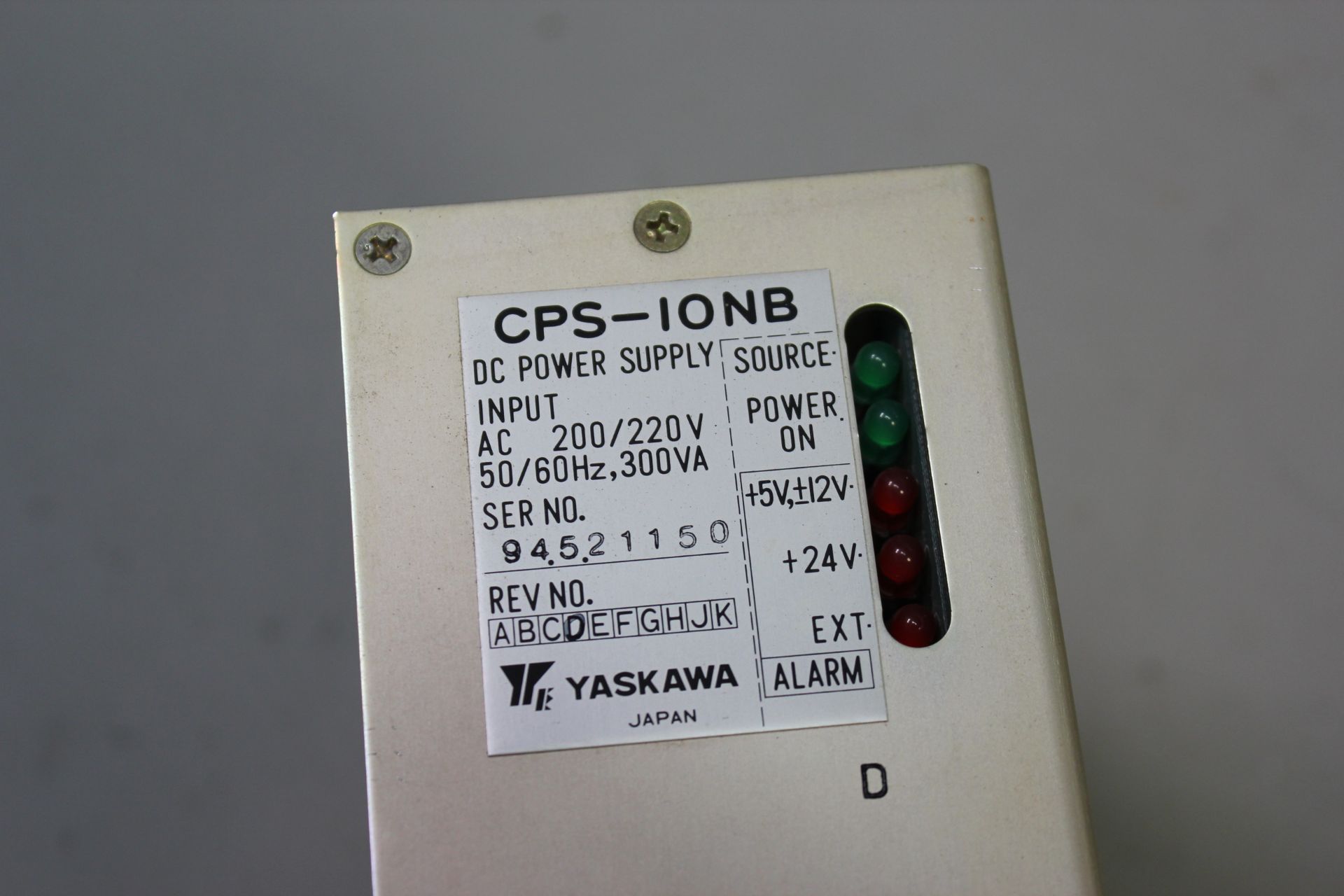 YASKAWA DC POWER SUPPLY - Image 3 of 3