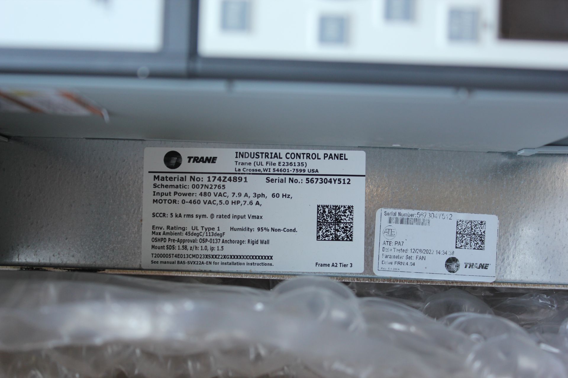 NEW DANFOSS/TRANE TR200 5HP DRIVE - Image 8 of 12