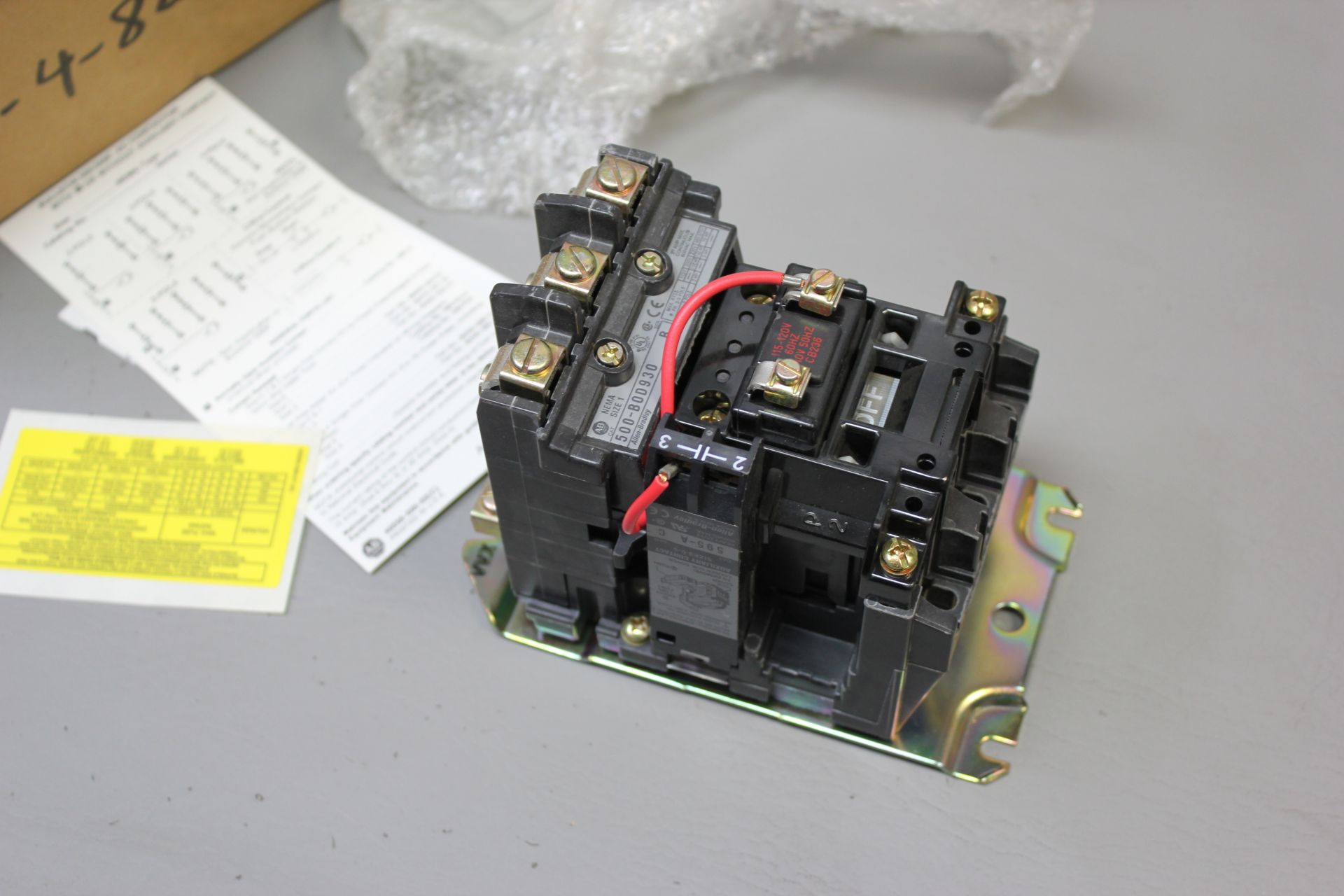 NEW ALLEN BRADLEY BULLETIN 500 AC CONTACTOR - Image 4 of 7