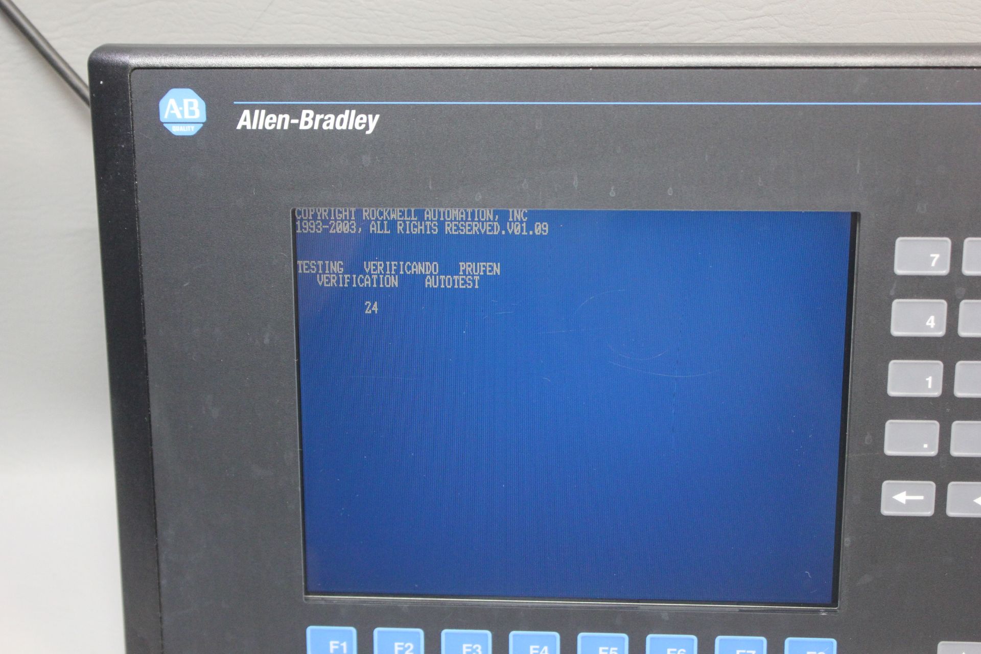 ALLEN BRADLEY PANELVIEW 1000 HMI - Image 9 of 14