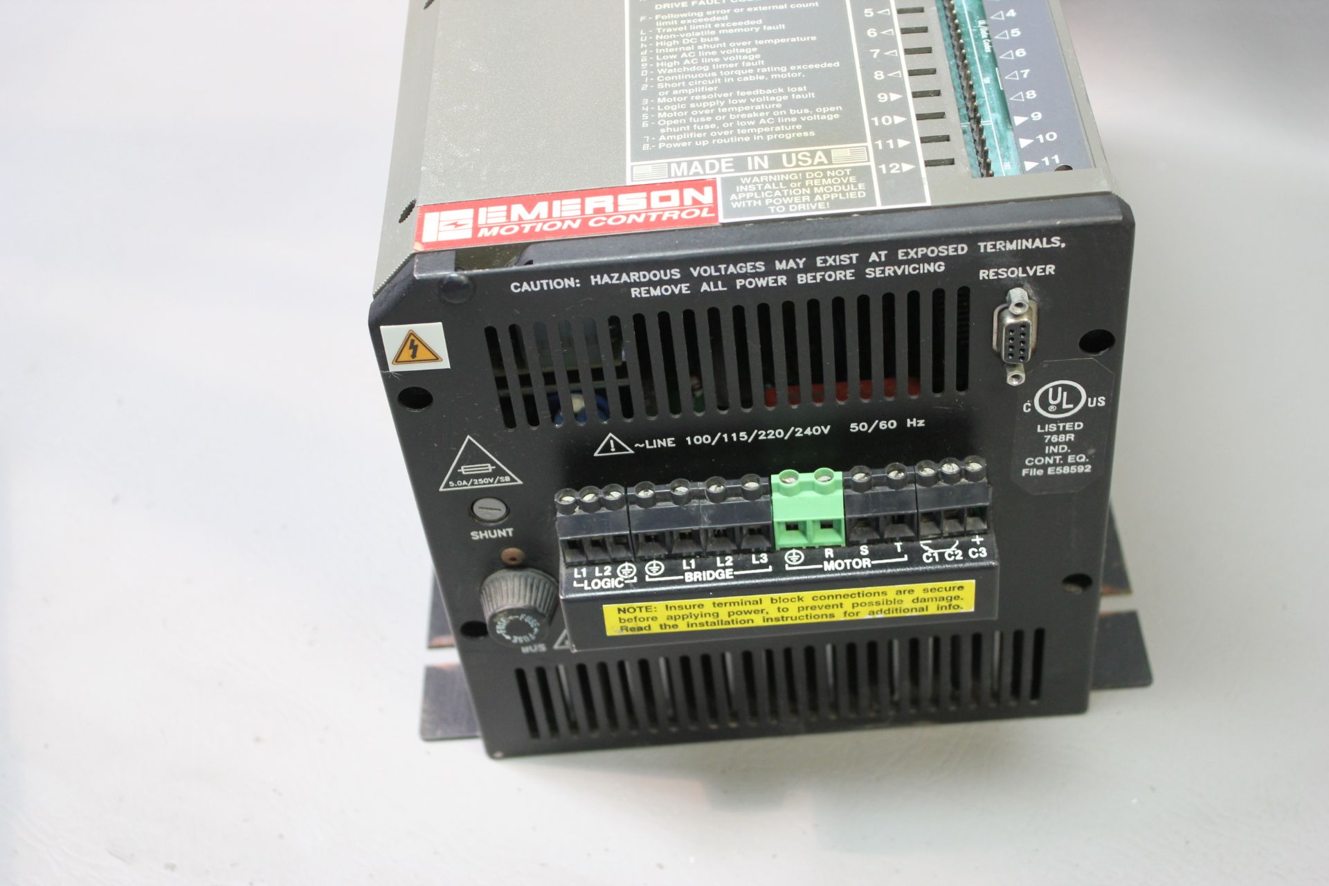 EMERSON POSITIONING SERVO DRIVE - Bild 2 aus 6