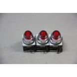 3 UNUSED ABB HEAVY DUTY ILLUMINATED PUSHBUTTON