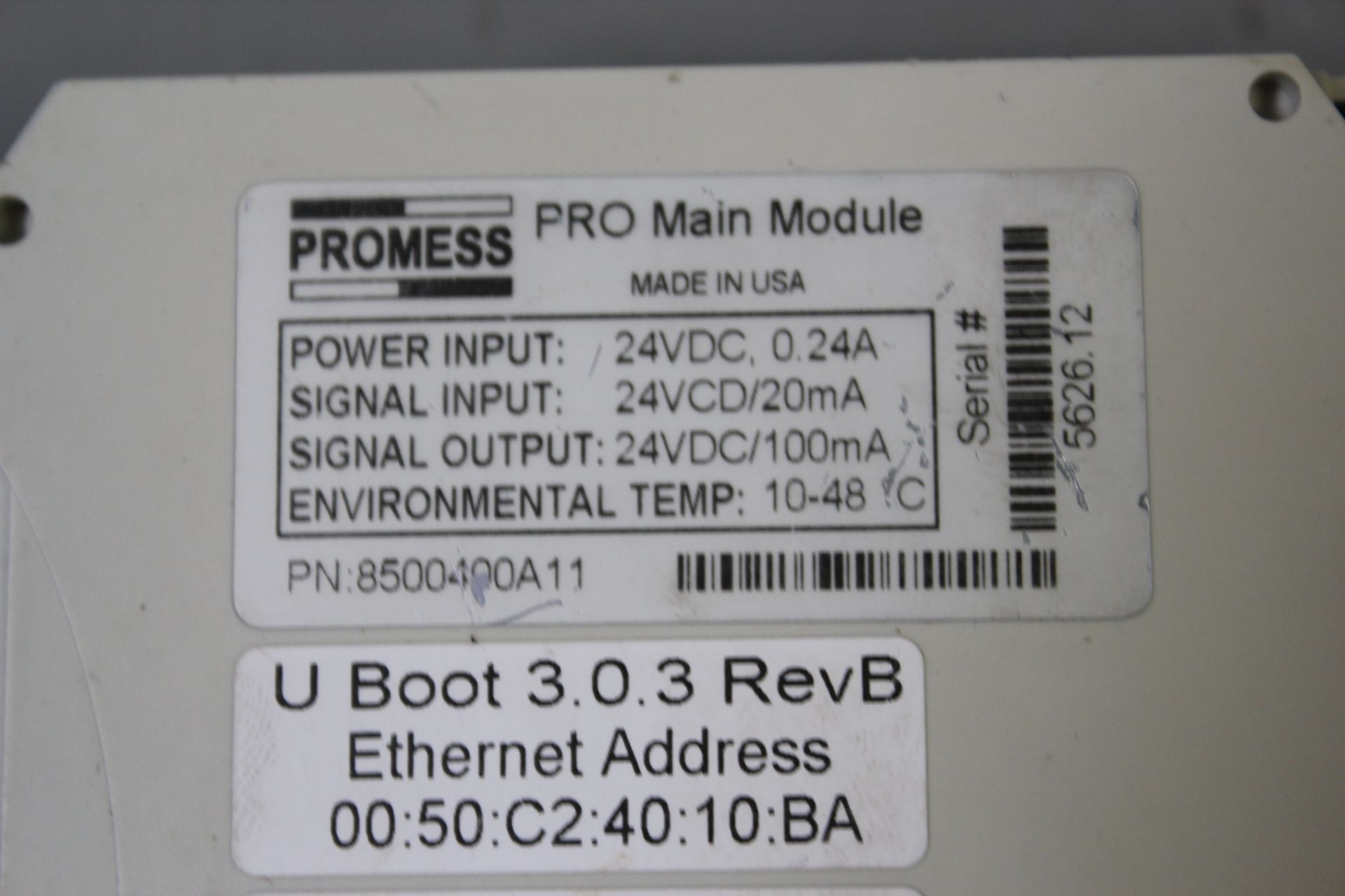 PROMESS PRO MAIN MODULE - Image 3 of 4