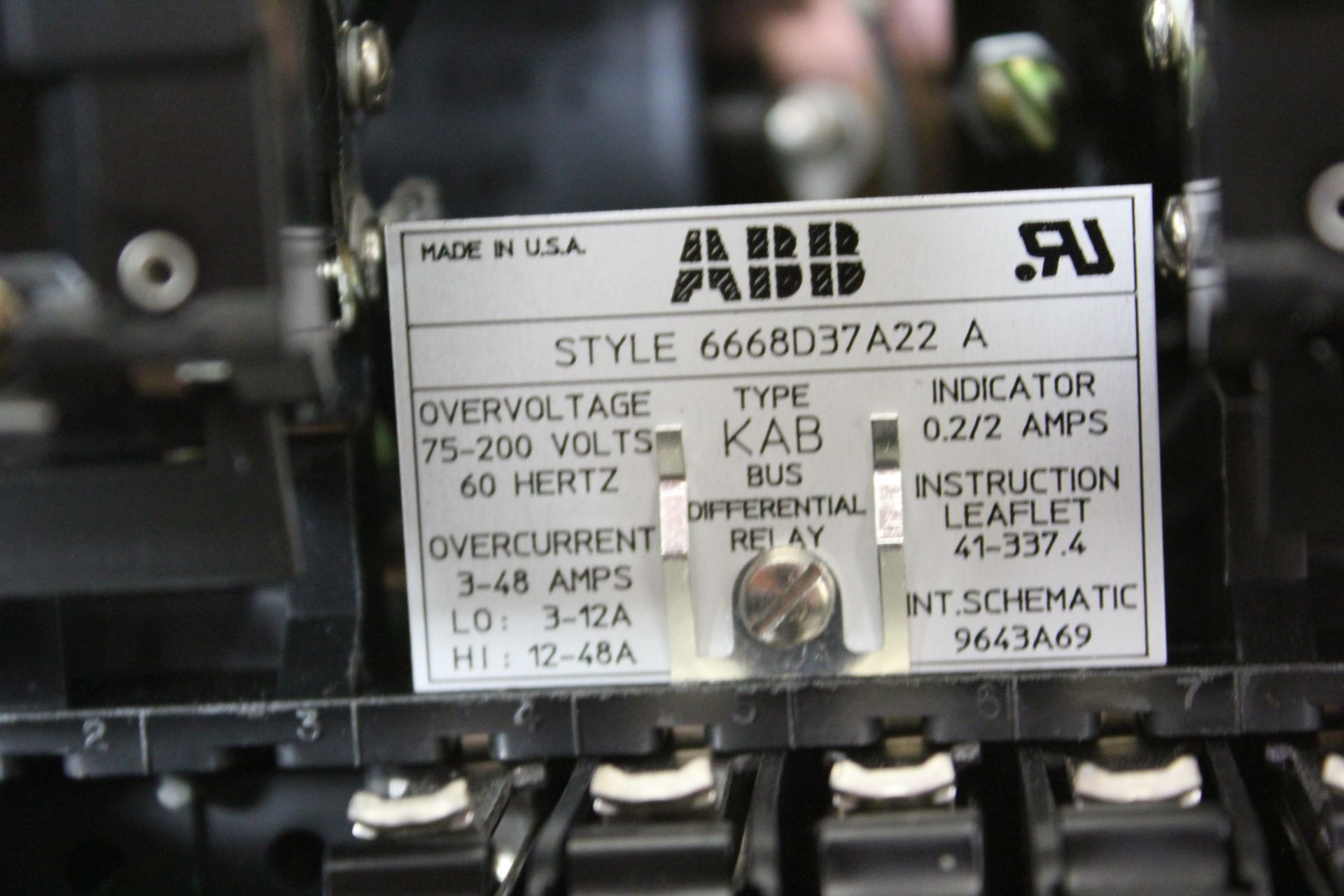 NEW ABB DIFFERENTIAL RELAY - Image 5 of 5