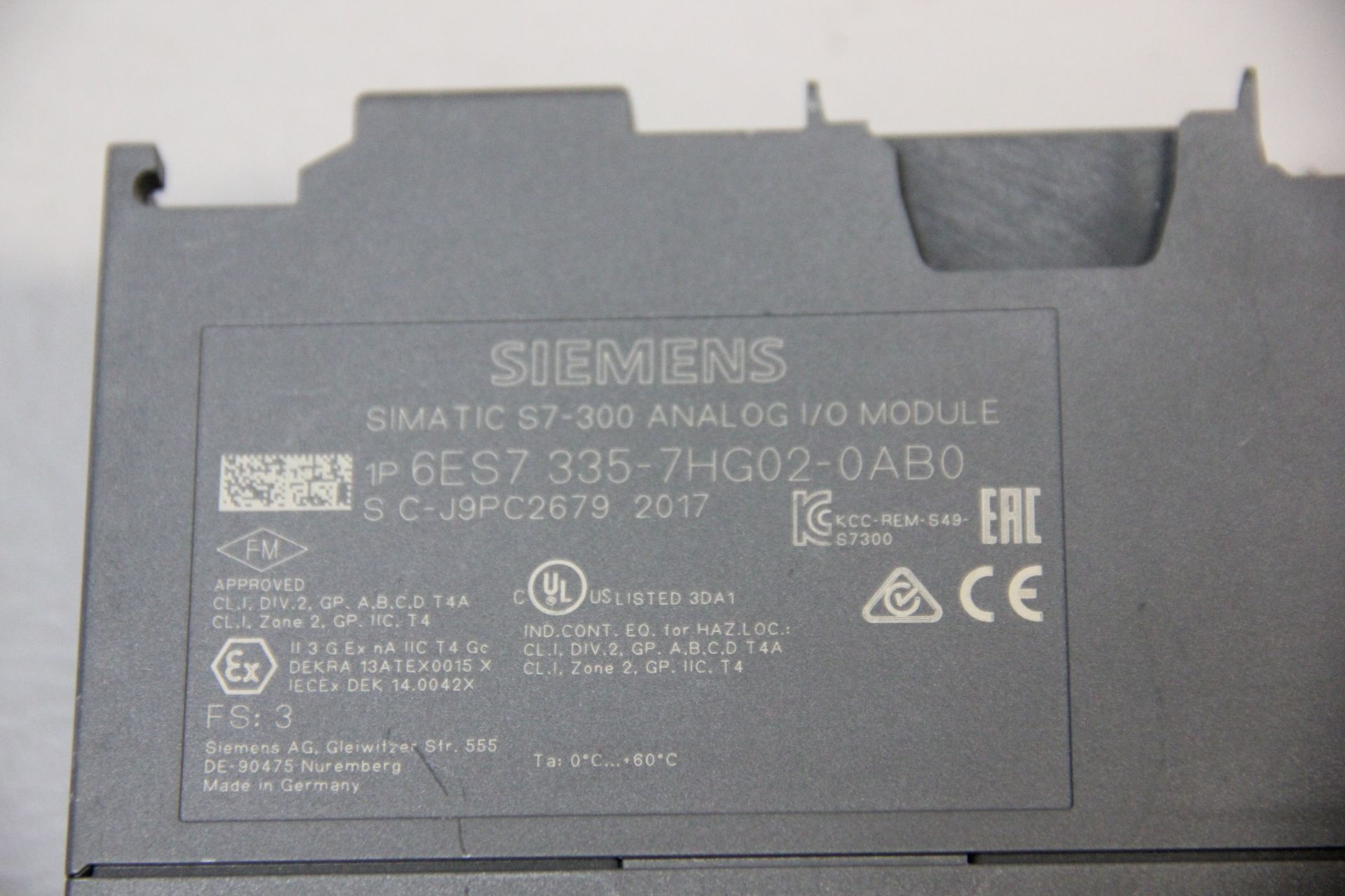 SIEMENS SIMATIC S7 PLC MODULE - Image 3 of 3
