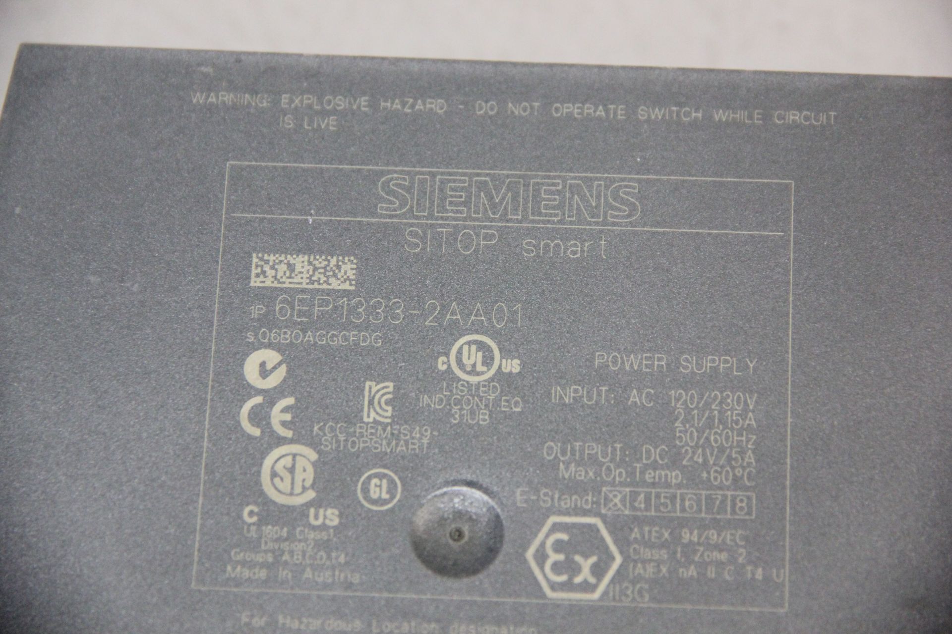 SIEMENS SITOP SMART POWER SUPPLY - Image 3 of 3