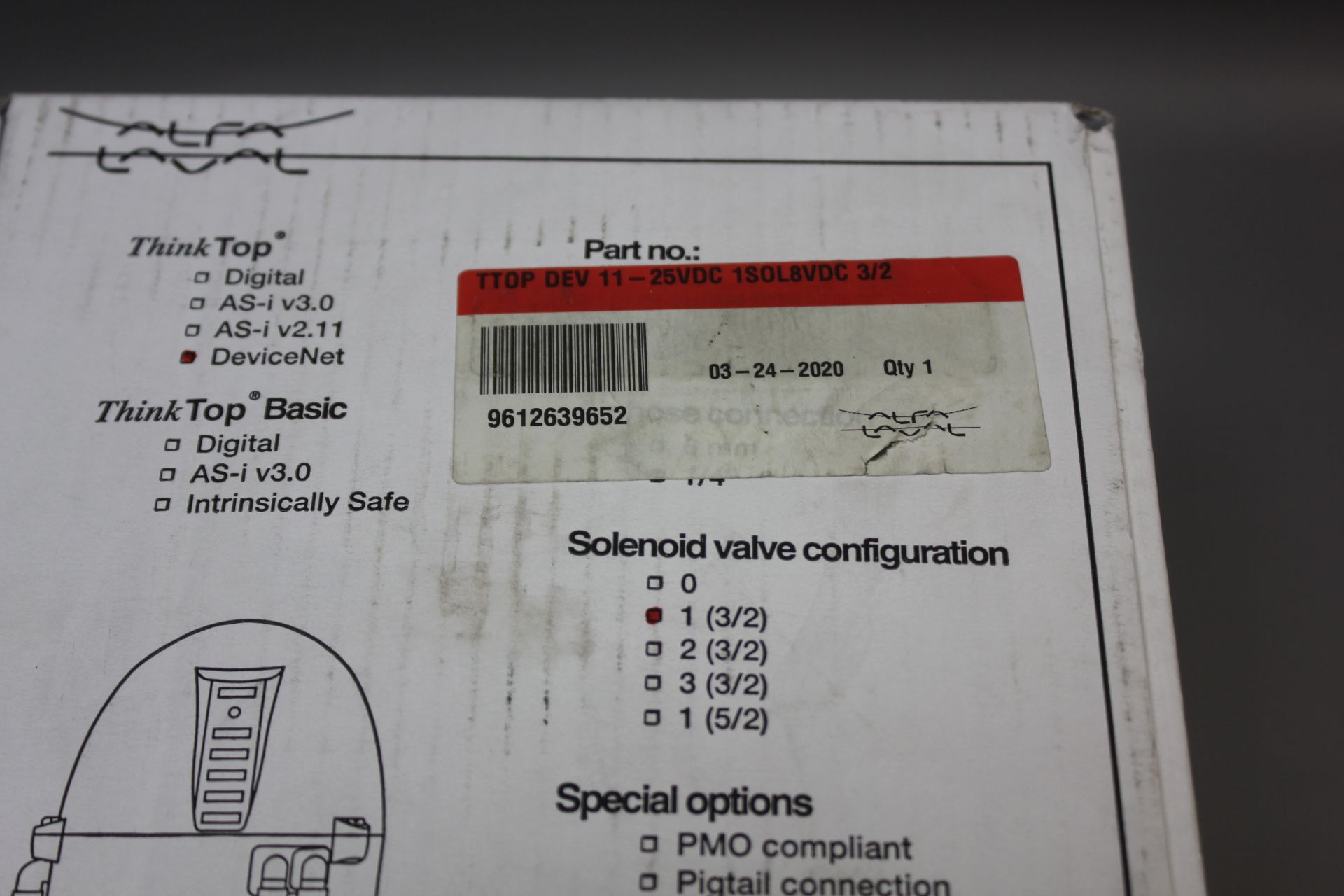 NEW ALFA LAVAL THINK TOP DEVICENET VALVE CONTROL UNIT - Image 3 of 7