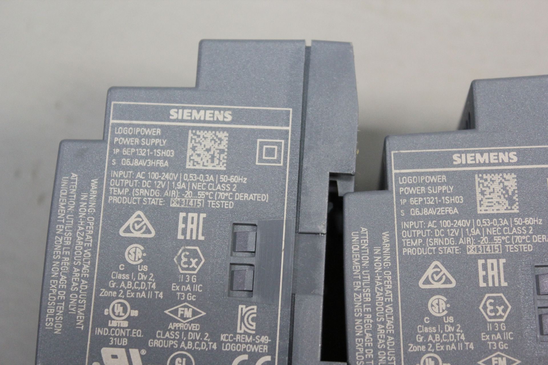 3 UNUSED SIEMENS LOGO! PLC POWER SUPPLIES - Image 3 of 4