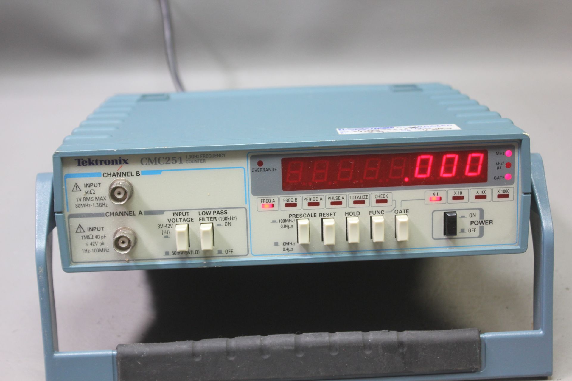 TEKTRONIX 1.3GHZ FREQUENCY COUNTER - Image 6 of 13