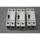 3 UNUSED SIEMENS 30A CIRCUIT BREAKERS