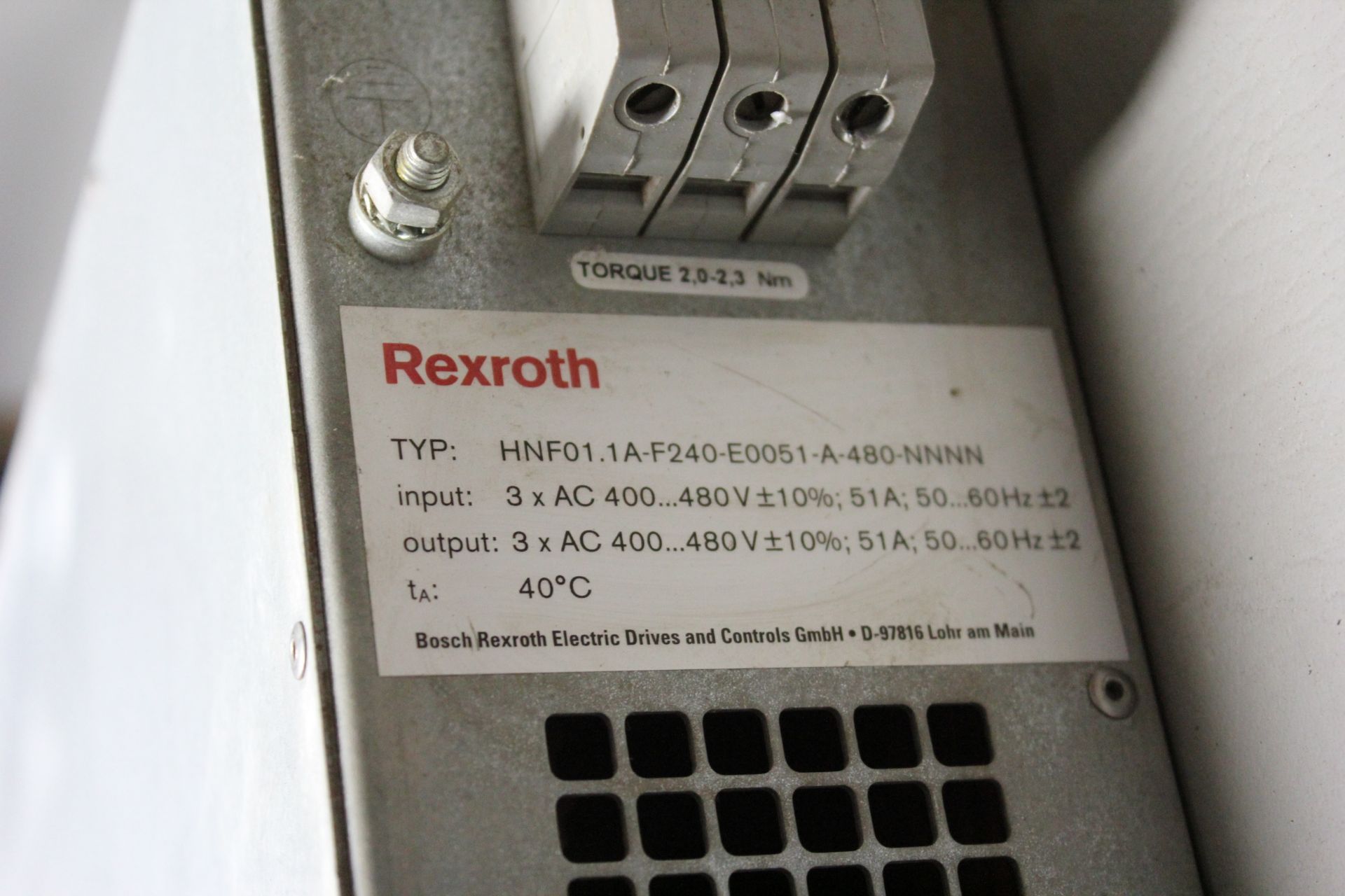 REXROTH INDRAMAT INDRADRIVE MAINS FILTER - Image 6 of 6
