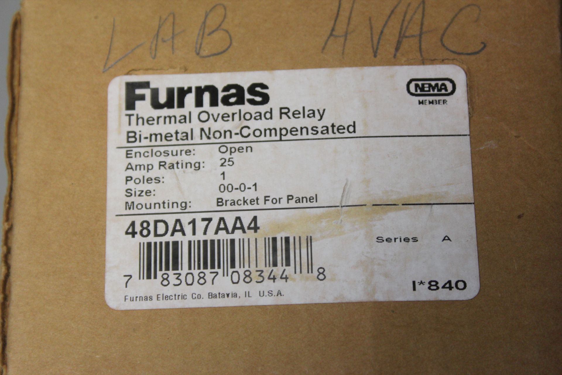 NEW FURNAS THERMAL OVERLOAD RELAY - Image 2 of 4