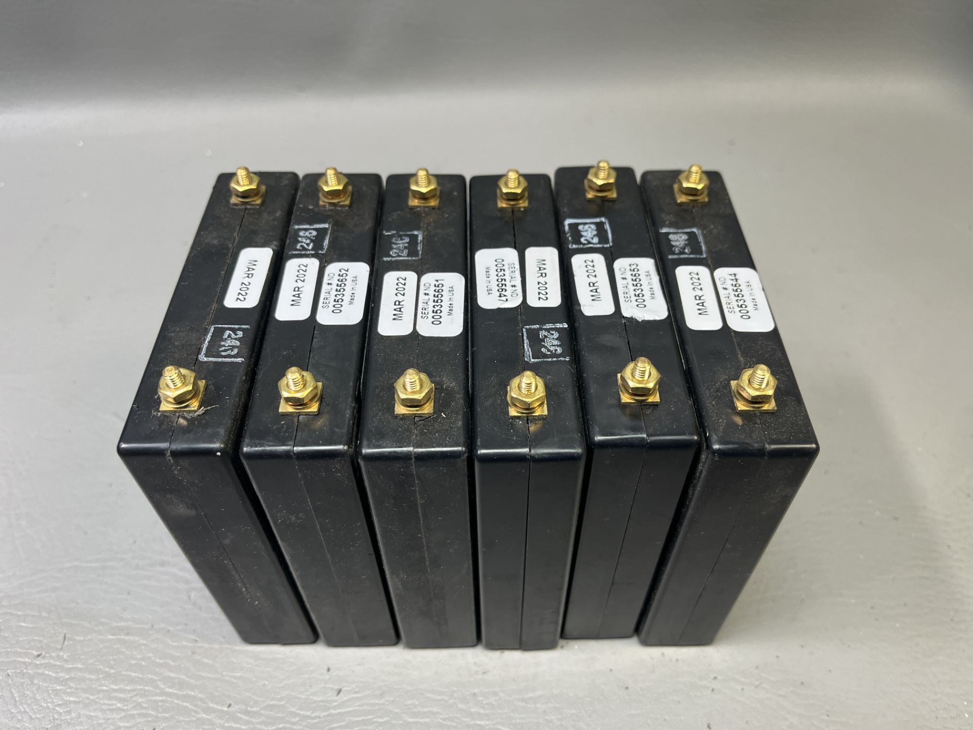 LOT OF 6 CURRENT TRANSFORMERS