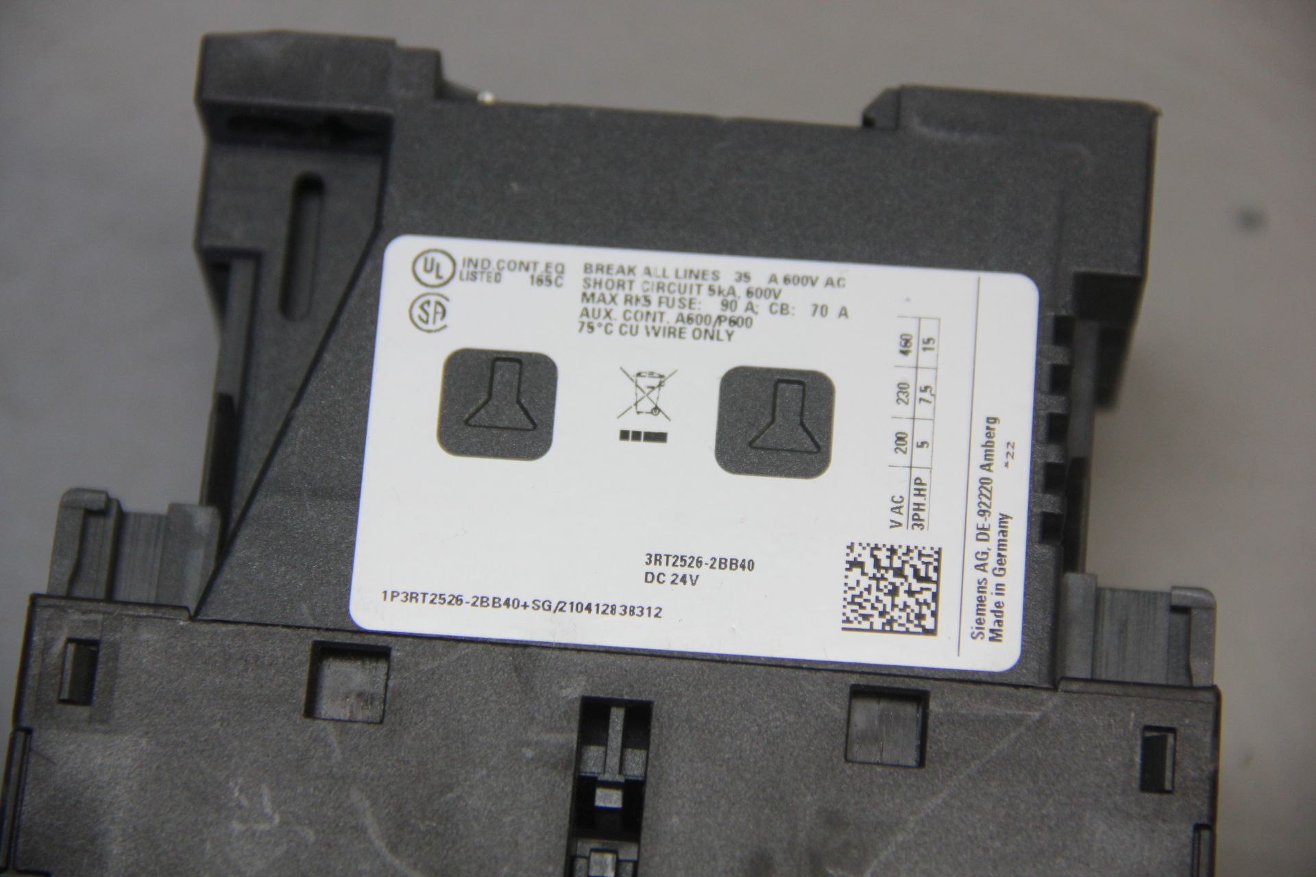 SIEMENS POWER CONTACTOR - Image 4 of 4